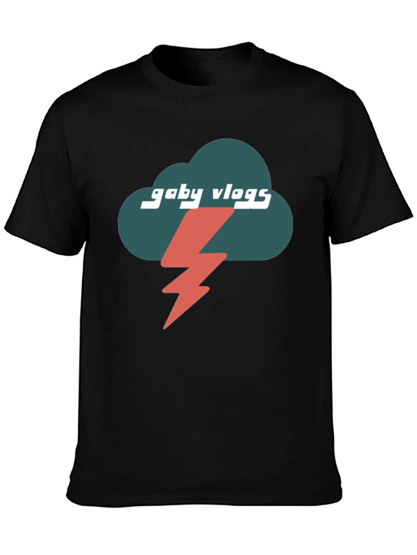 Gaby Vlogs T-Shirt - Storm Cloud Design