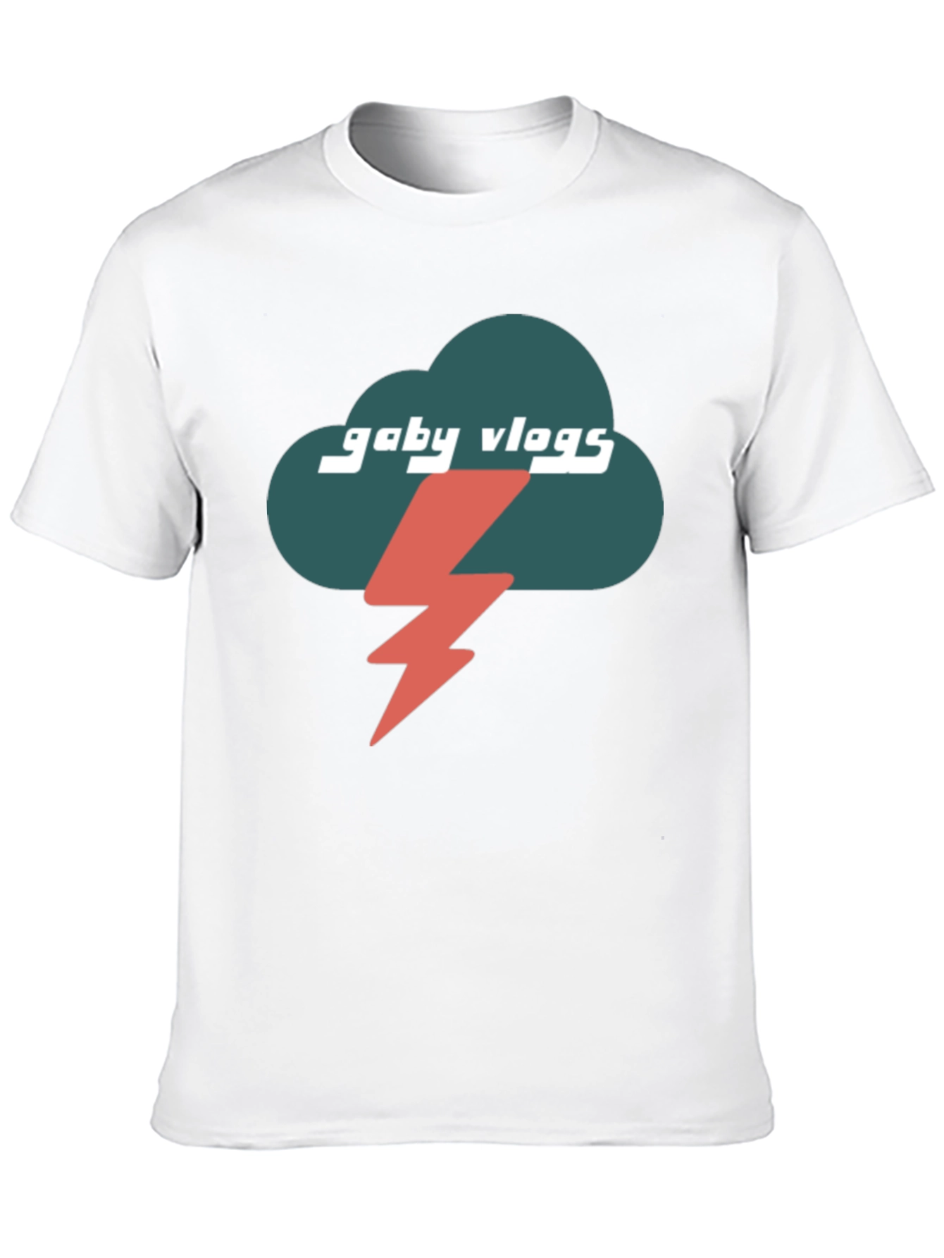 Gaby Vlogs T-Shirt - Storm Cloud Design
