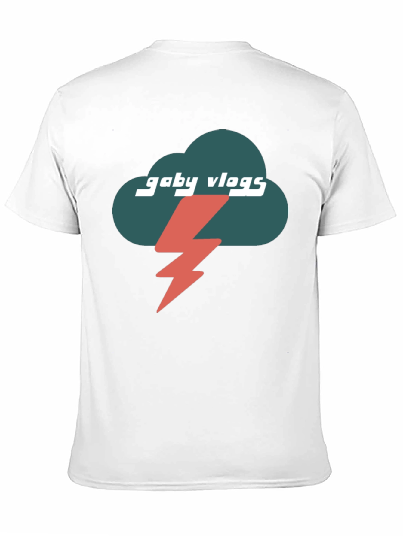 Gaby Vlogs T-Shirt - Storm Cloud Design