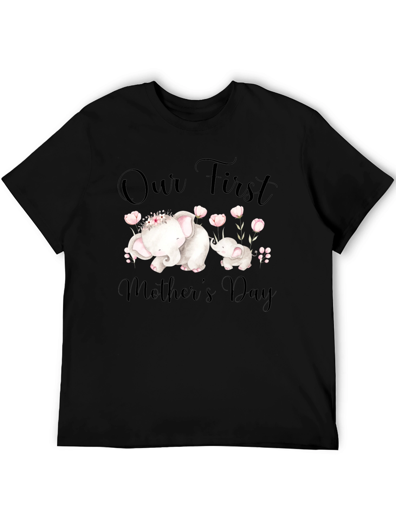 Mothers Day Elephant Graphic Tee