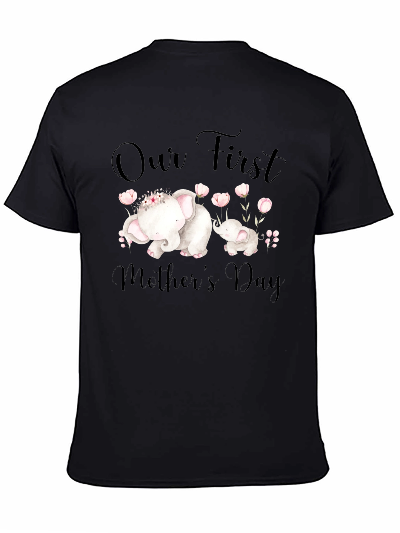 Mothers Day Elephant Graphic Tee