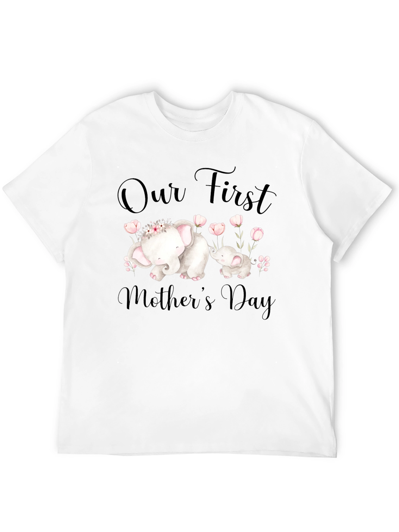 Mothers Day Elephant Graphic Tee