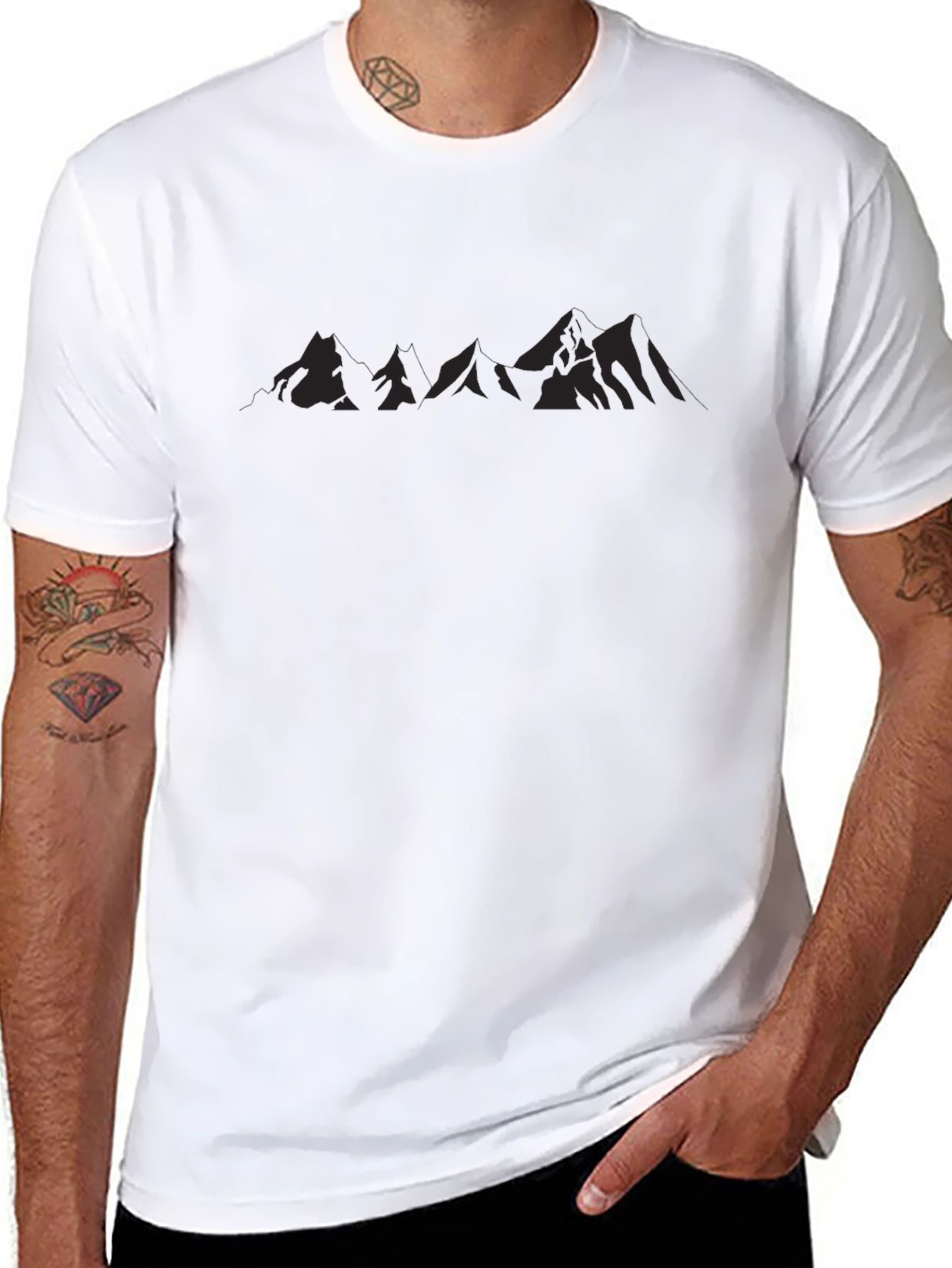Black Mountain Silhouette Tee - Adventure Ready