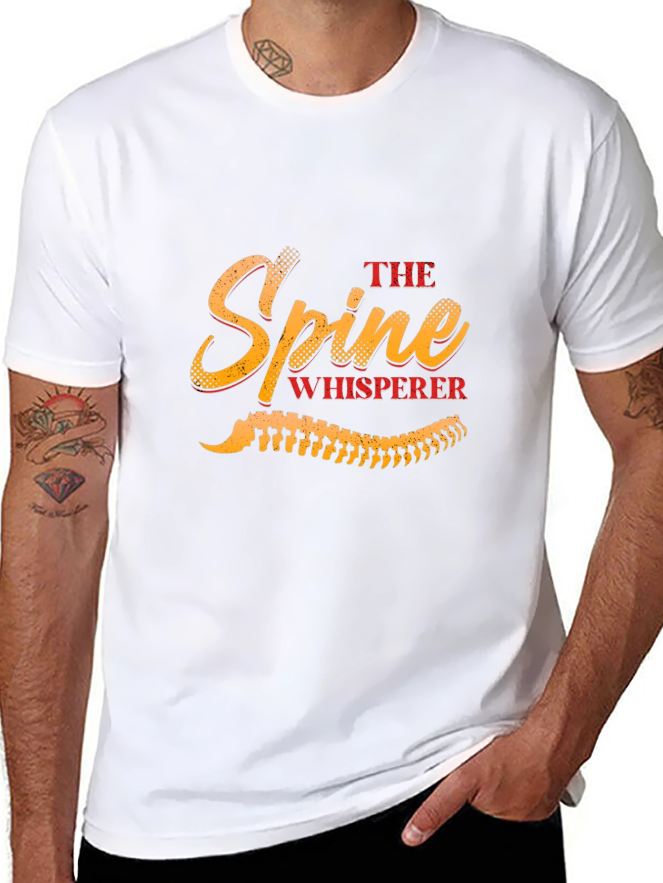 The Spine Whisperer T-Shirt - Black