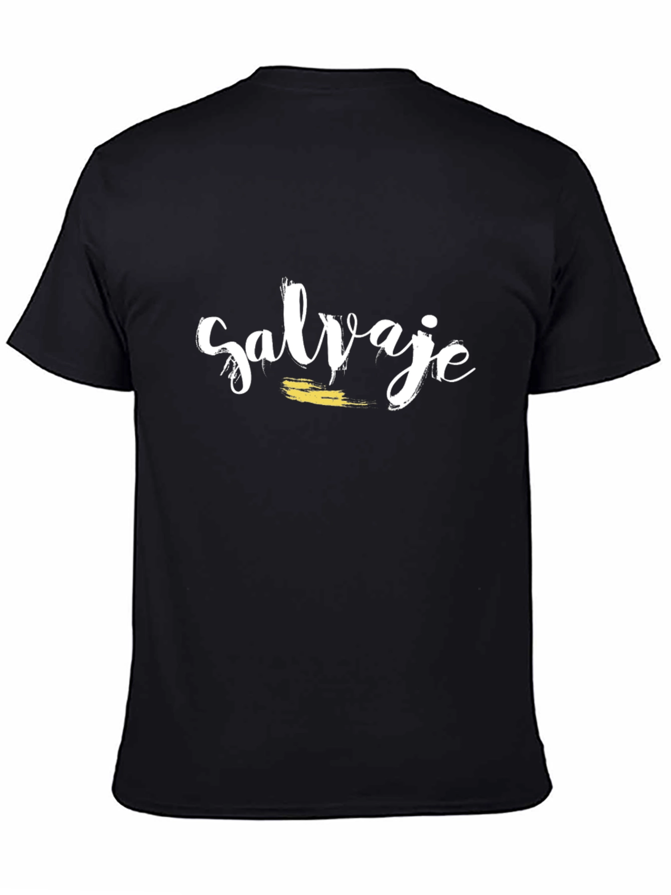 Salvaje Graphic Tee - Black Cotton T-Shirt