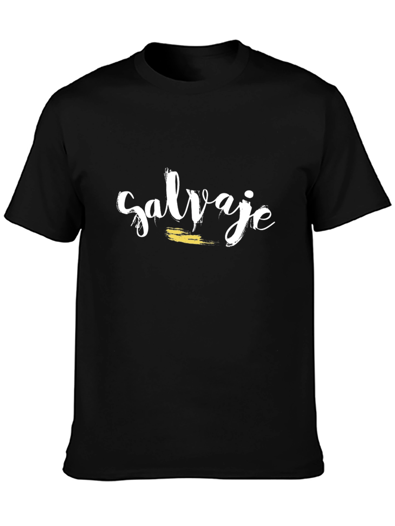 Salvaje Graphic Tee - Black Cotton T-Shirt