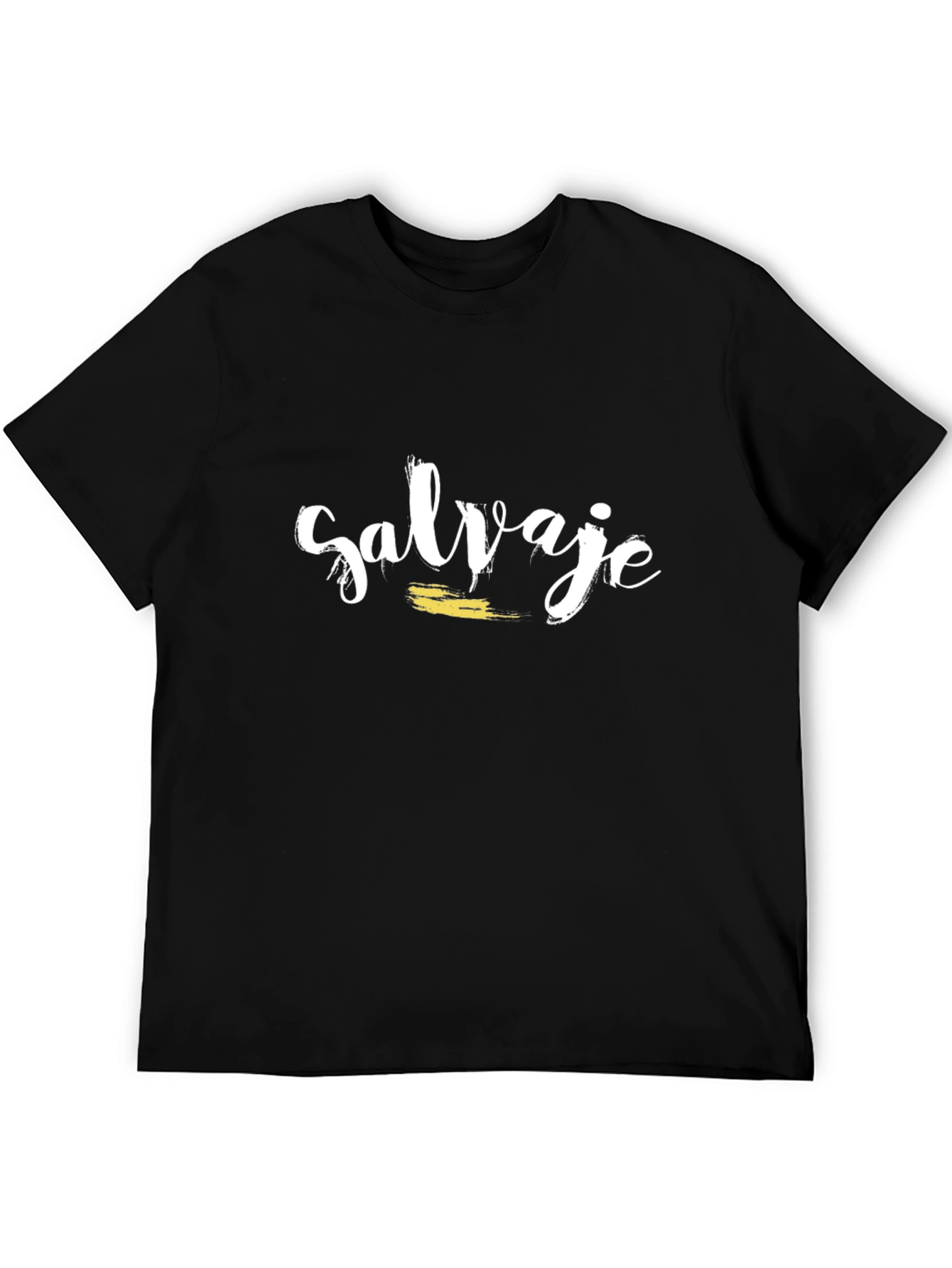 Salvaje Graphic Tee - Black Cotton T-Shirt