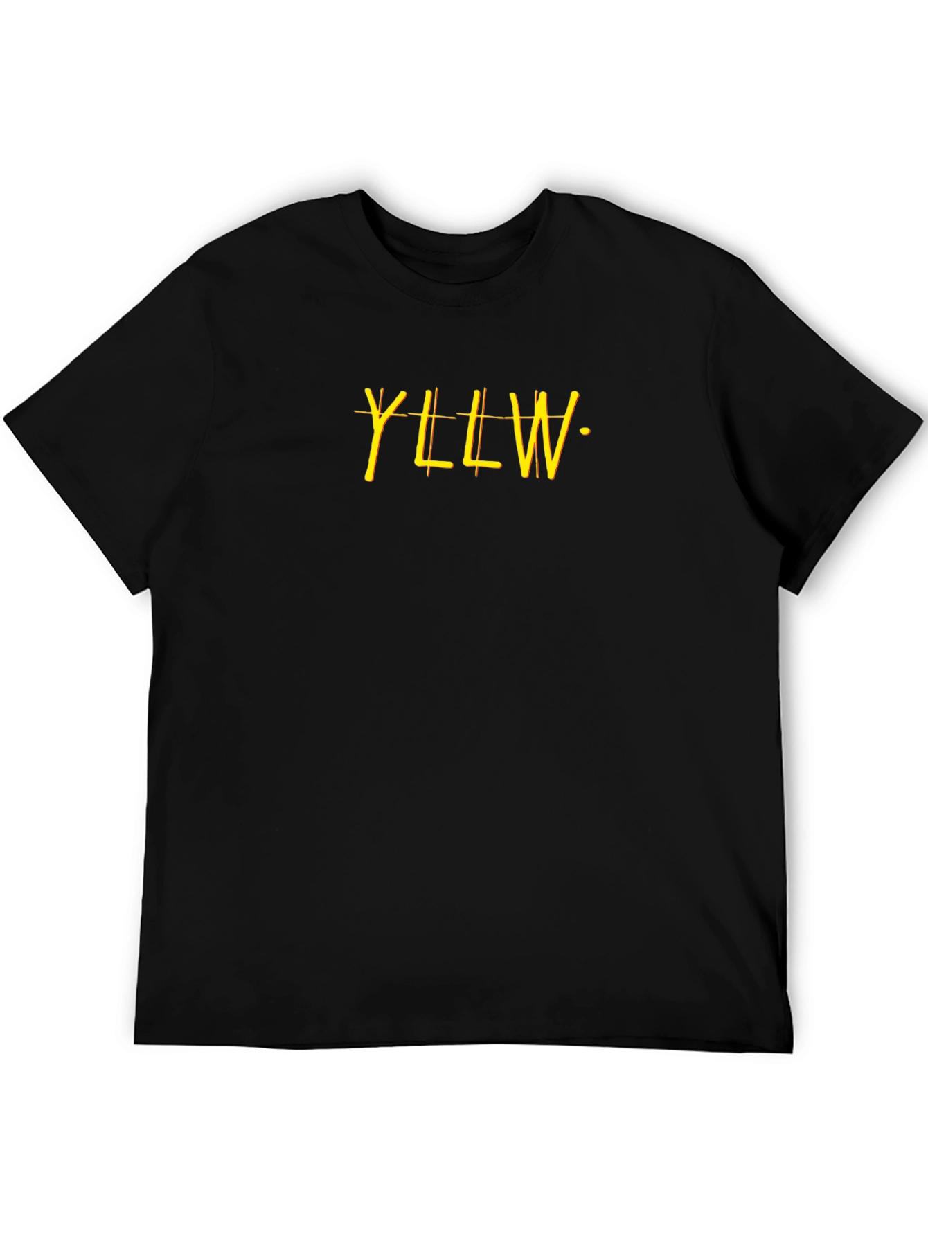 YLLW Graphic Tee - Stylish Black Cotton T-Shirt
