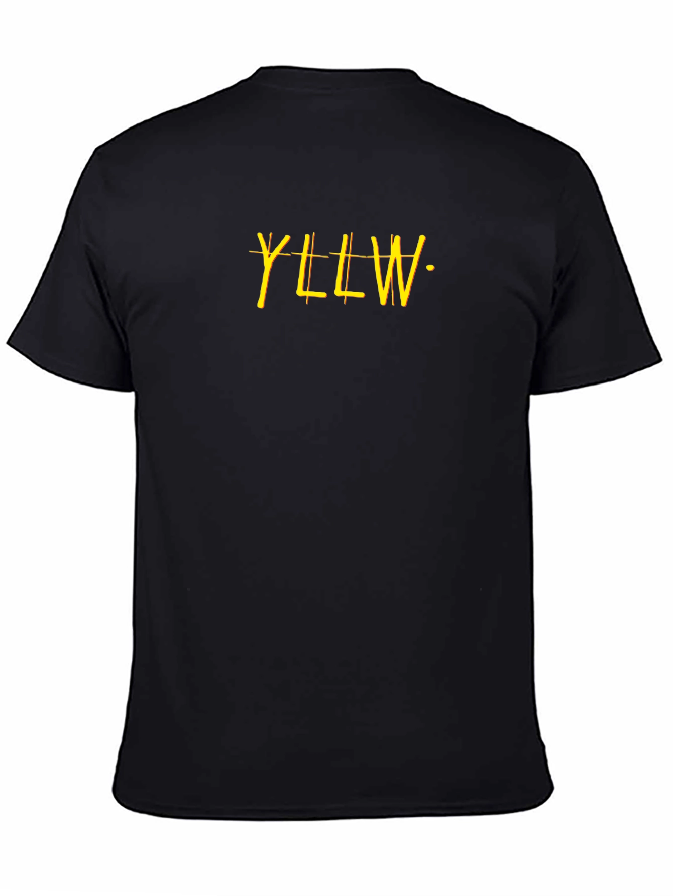 YLLW Graphic Tee - Stylish Black Cotton T-Shirt