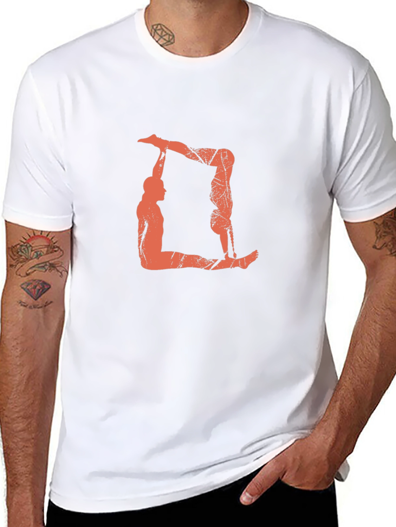 Acrobatics Silhouette Graphic Tee - Black