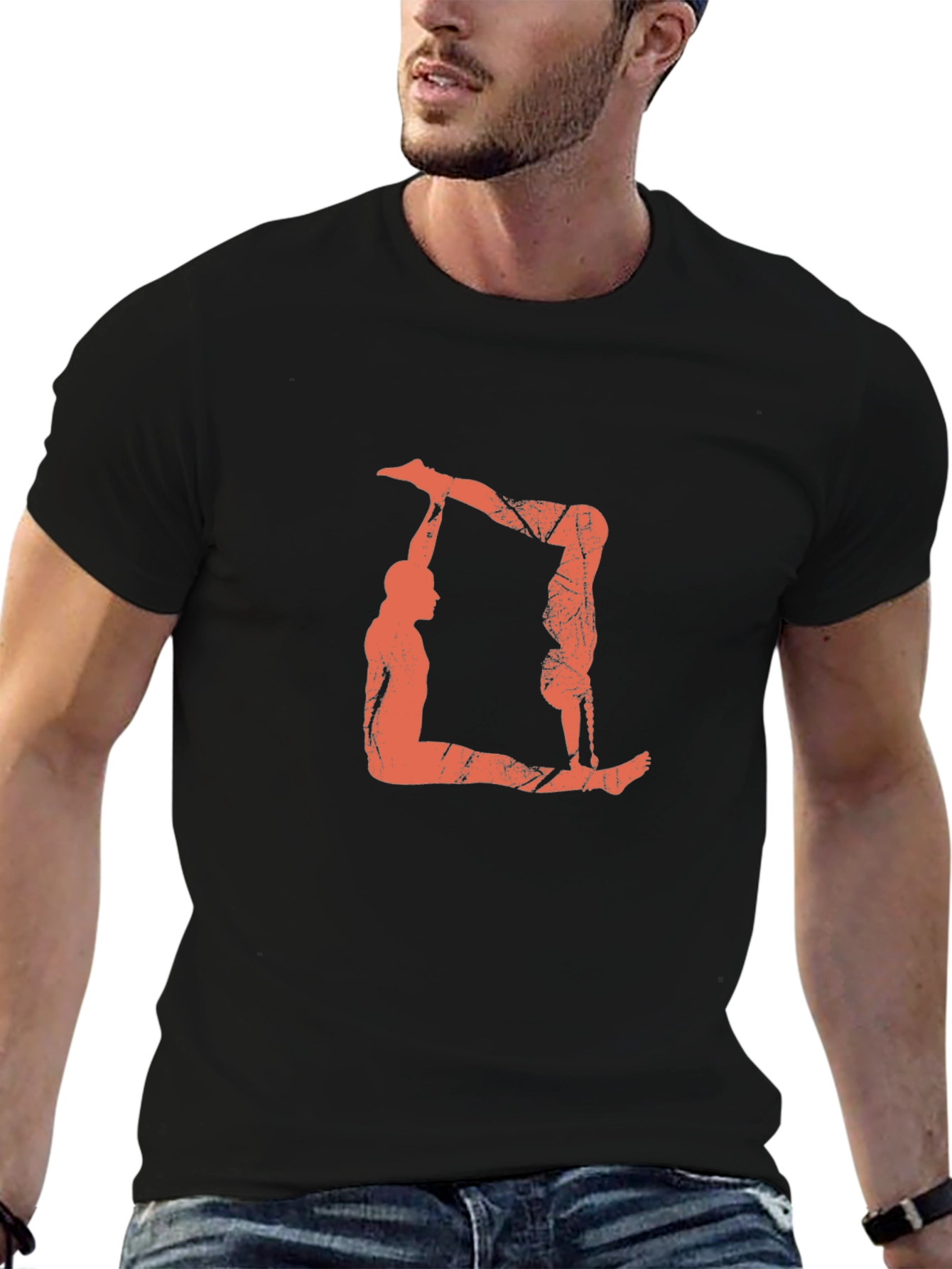 Acrobatics Silhouette Graphic Tee - Black