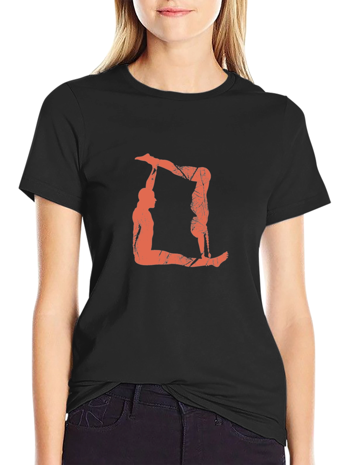 Acrobatics Silhouette Graphic Tee - Black