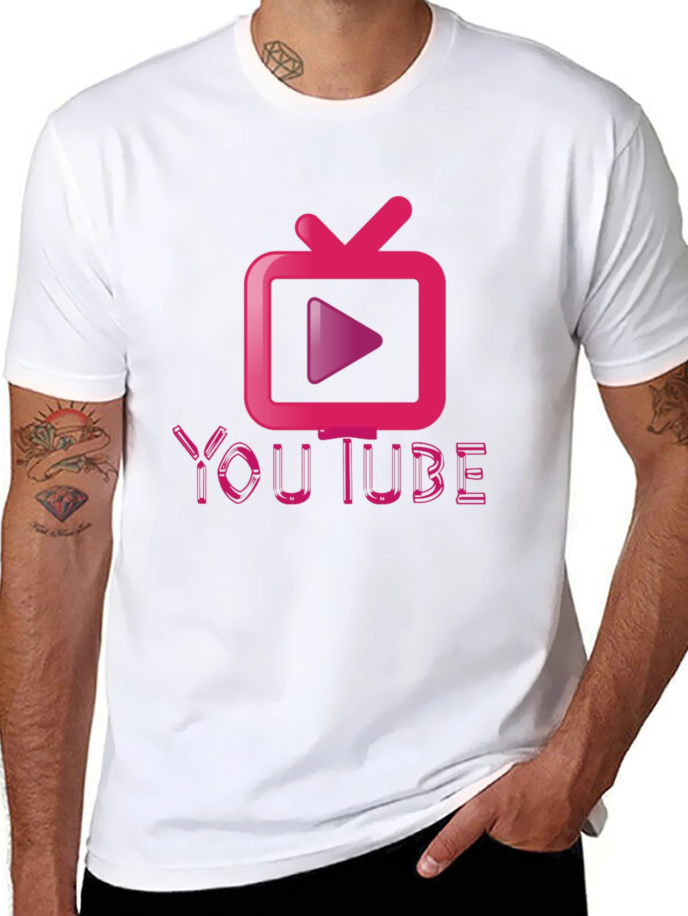 YouTube Inspired Graphic Tee
