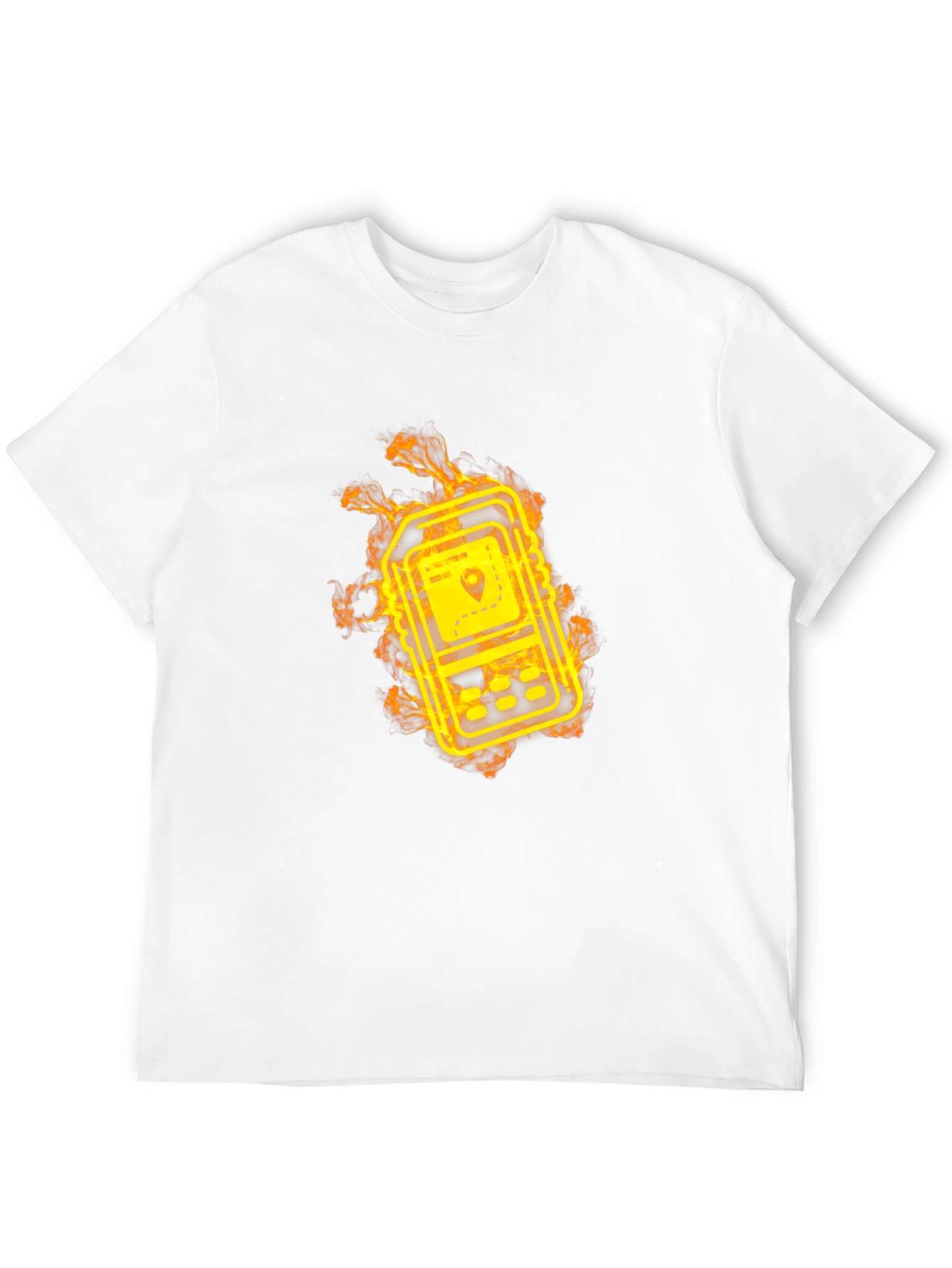 Fiery GPS Navigator Graphic T-Shirt