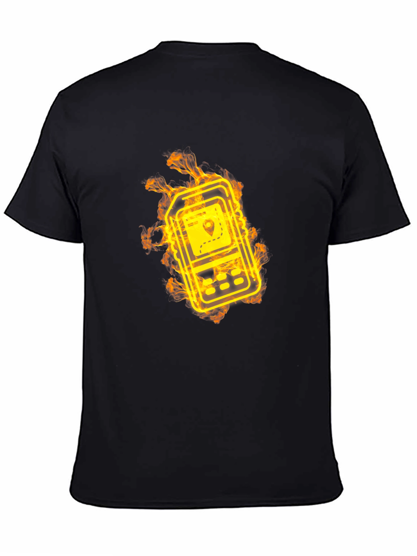 Fiery GPS Navigator Graphic T-Shirt