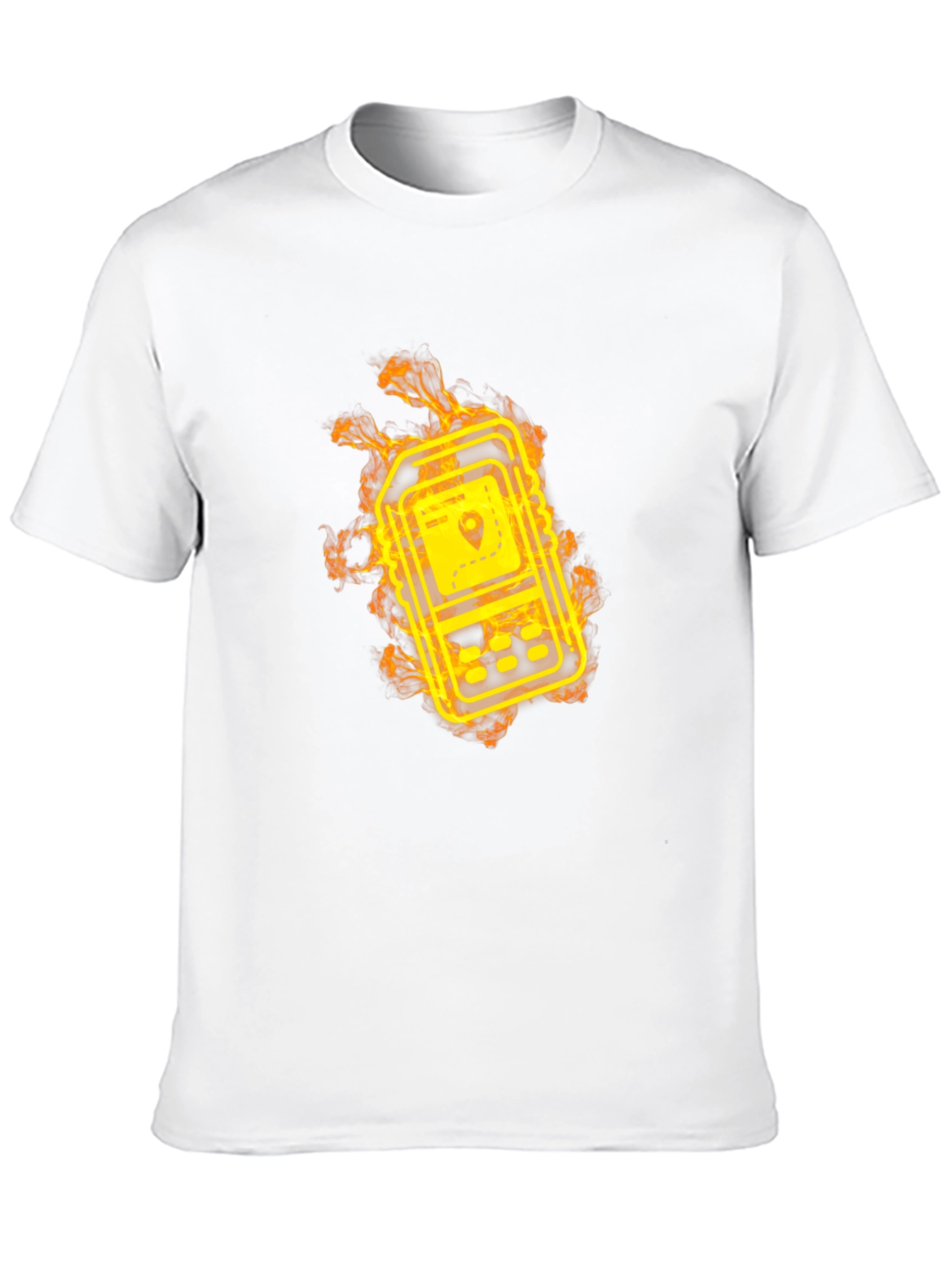 Fiery GPS Navigator Graphic T-Shirt