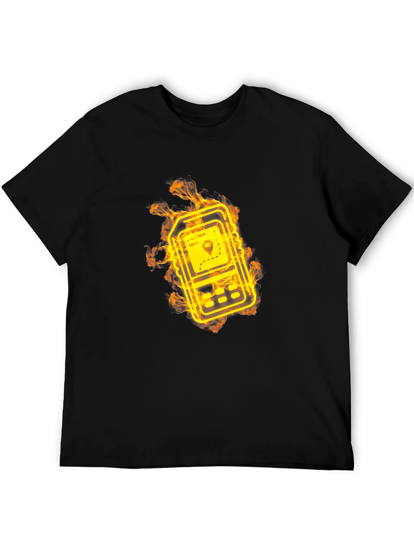 Fiery GPS Navigator Graphic T-Shirt