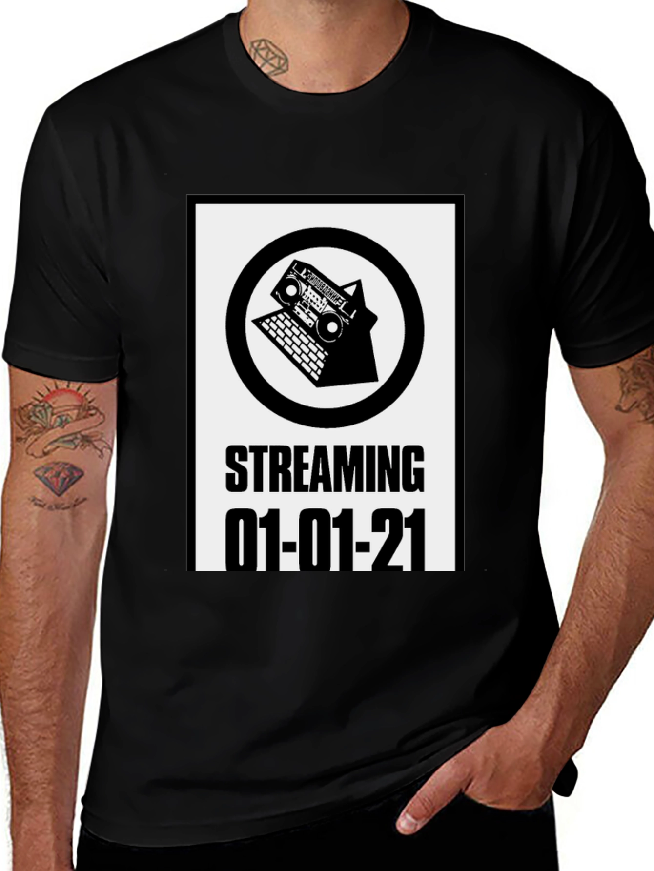 Streaming Music T-Shirt - 01-01-21