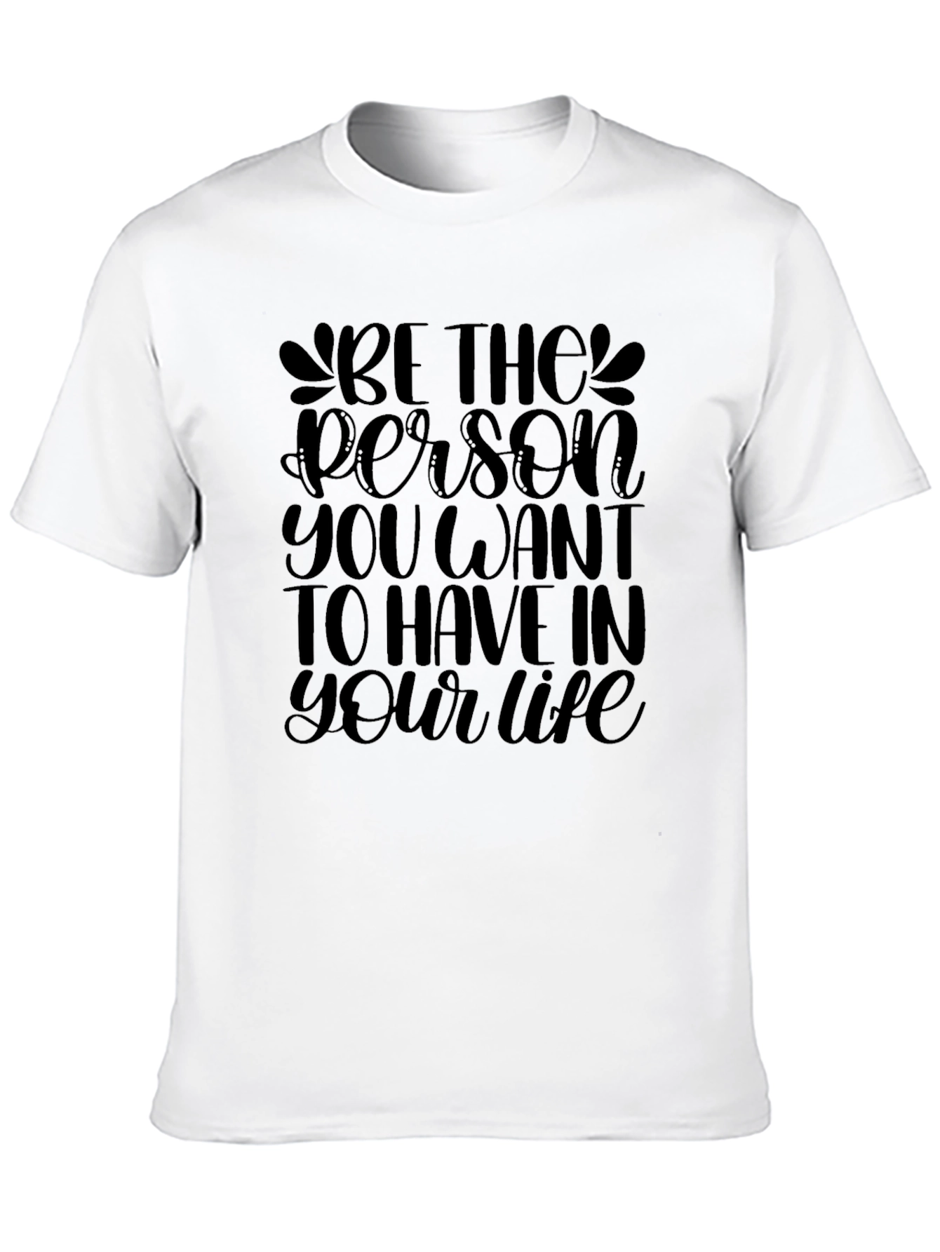Be the Person Black Graphic Tee