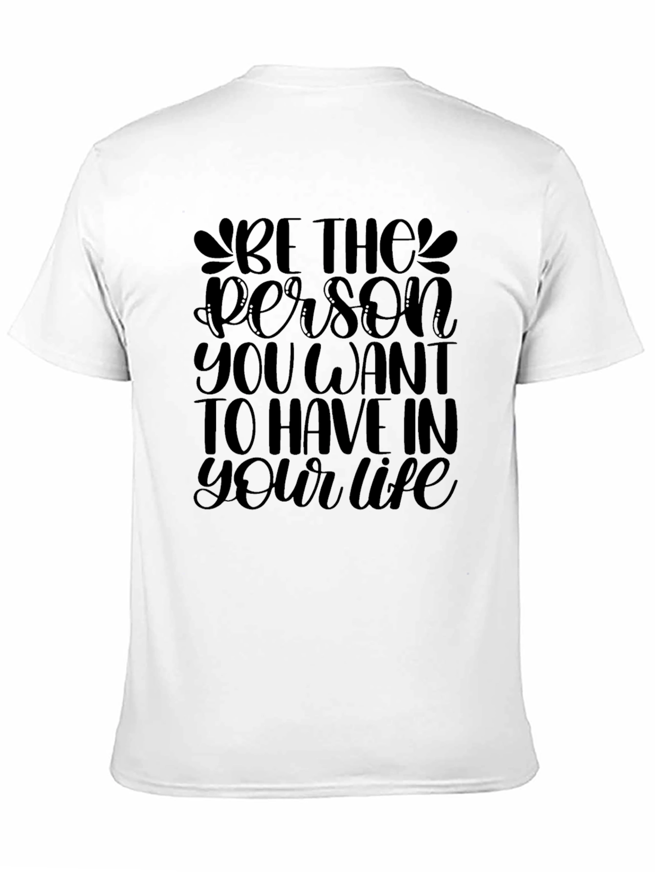 Be the Person Black Graphic Tee