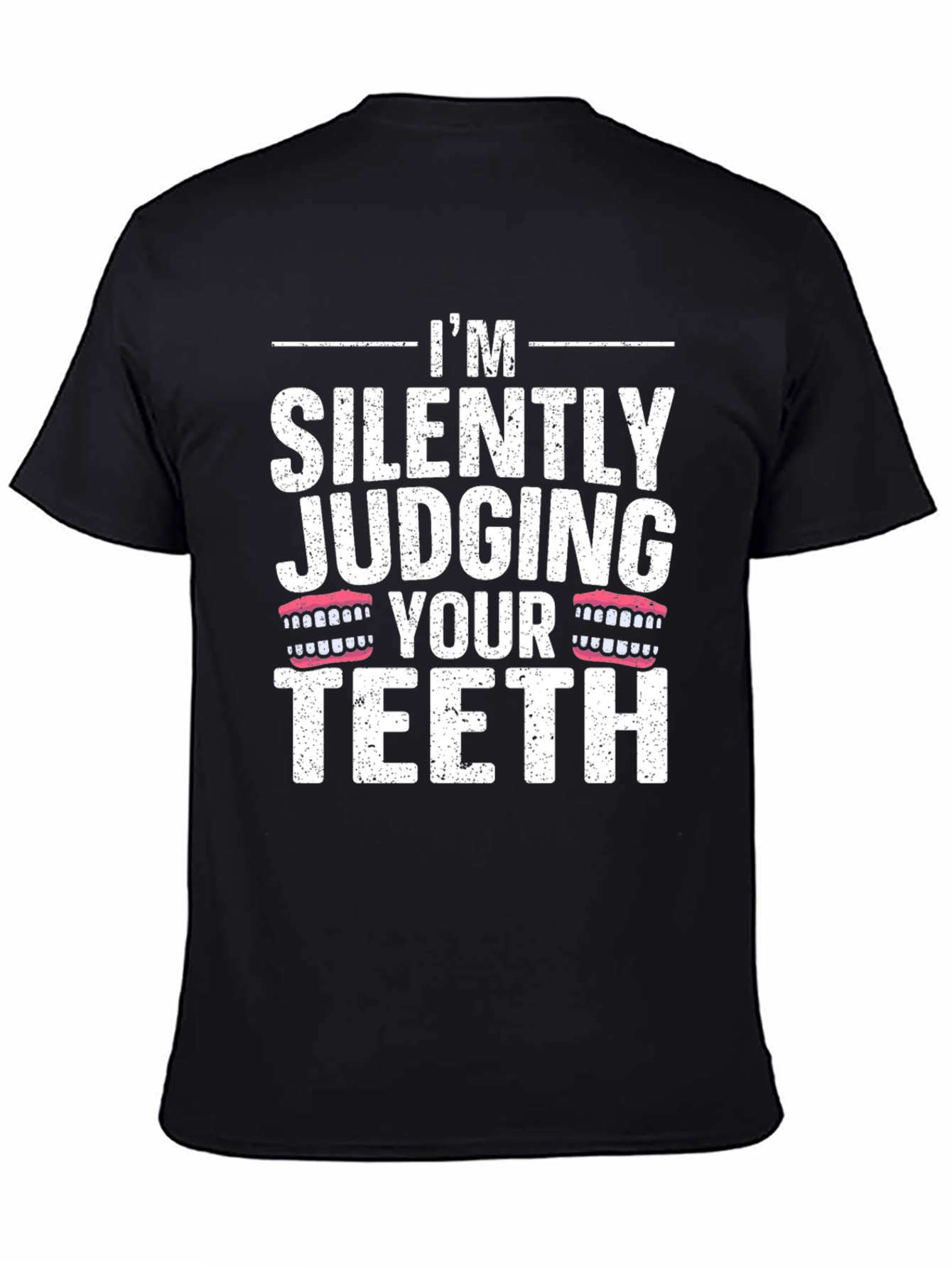 Silently Judging Your Teeth Graphic Novelty T-Shirt