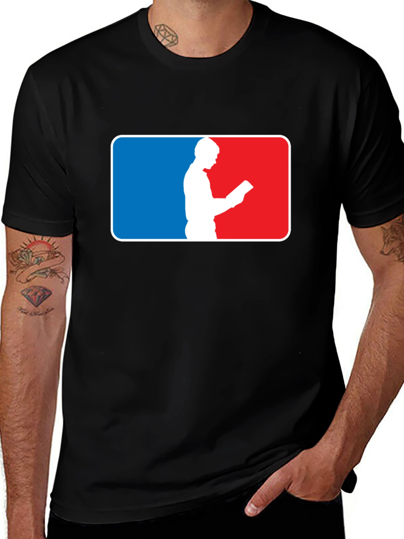 Book Lover T-Shirt - Black Novelty Tee