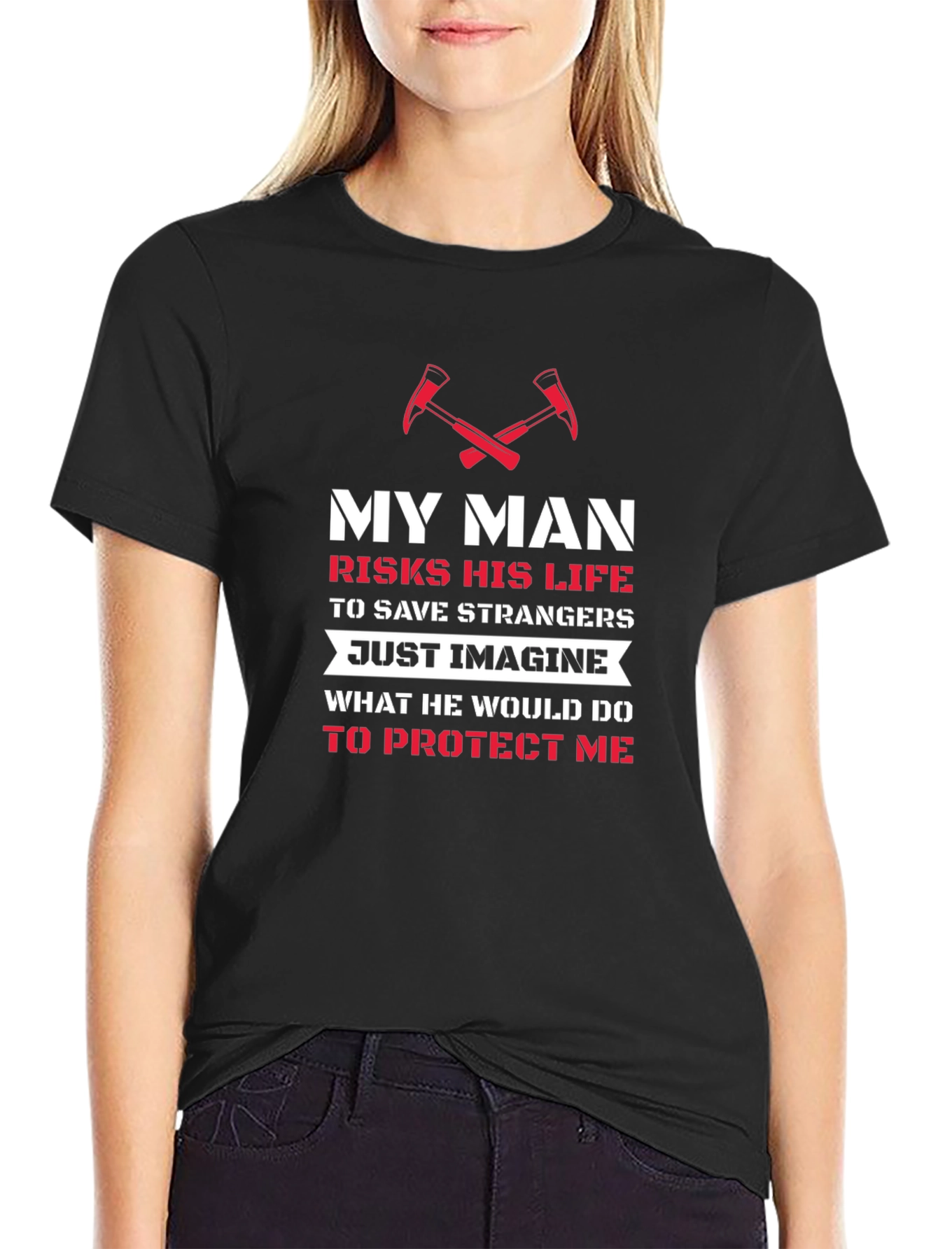 Firefighters Man T-Shirt - Protect Me