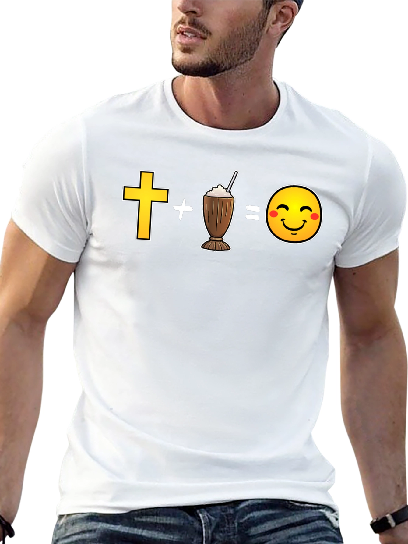 Cross Plus Shake Equals Happy T-Shirt