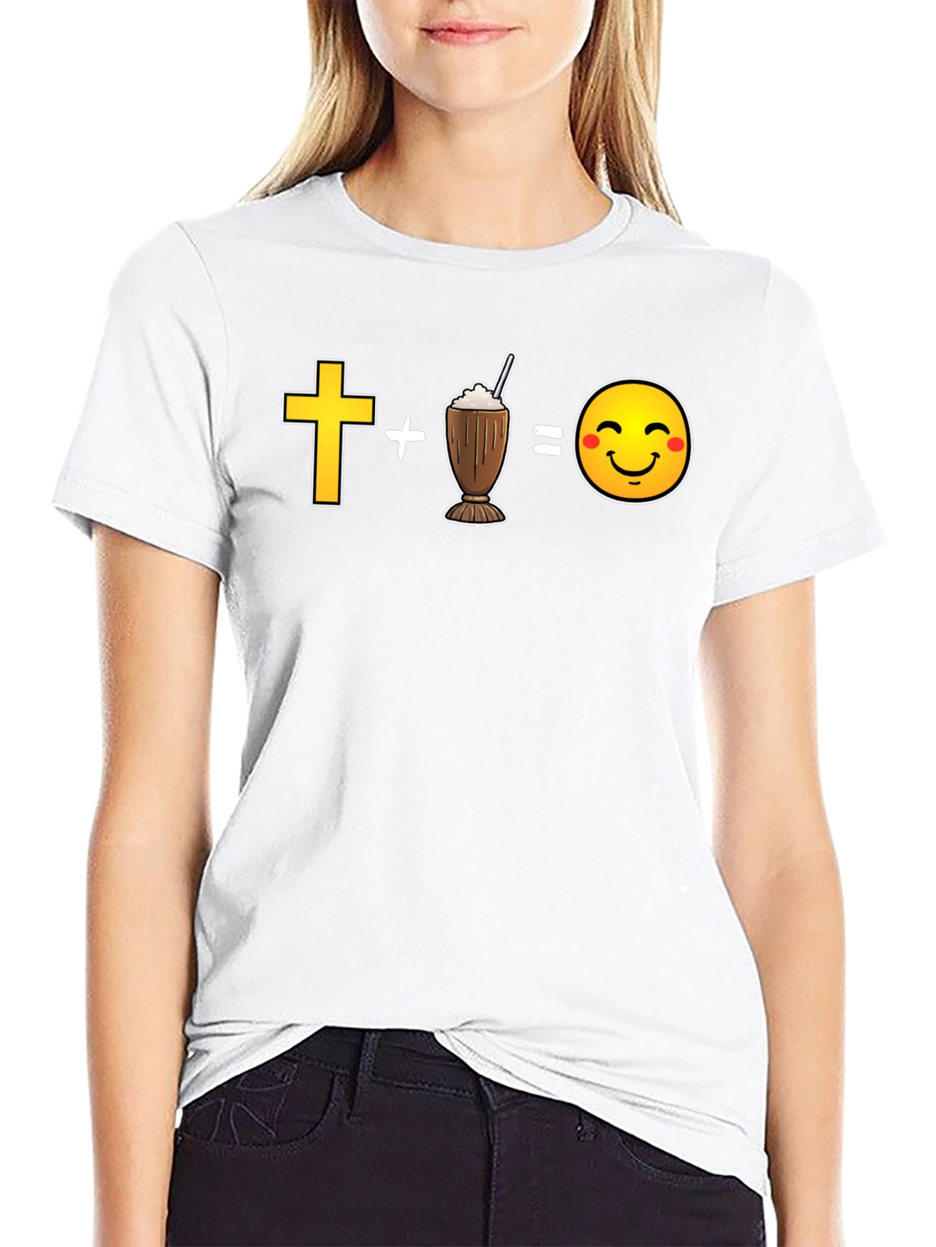 Cross Plus Shake Equals Happy T-Shirt