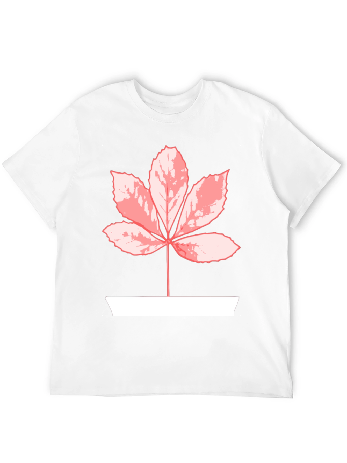 Leaf Graphic Tee - Black Casual Shirt
