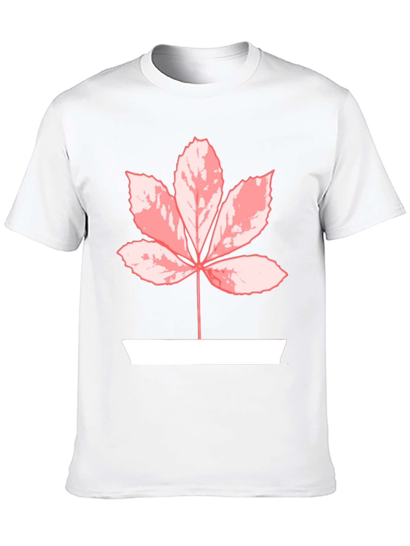 Leaf Graphic Tee - Black Casual Shirt