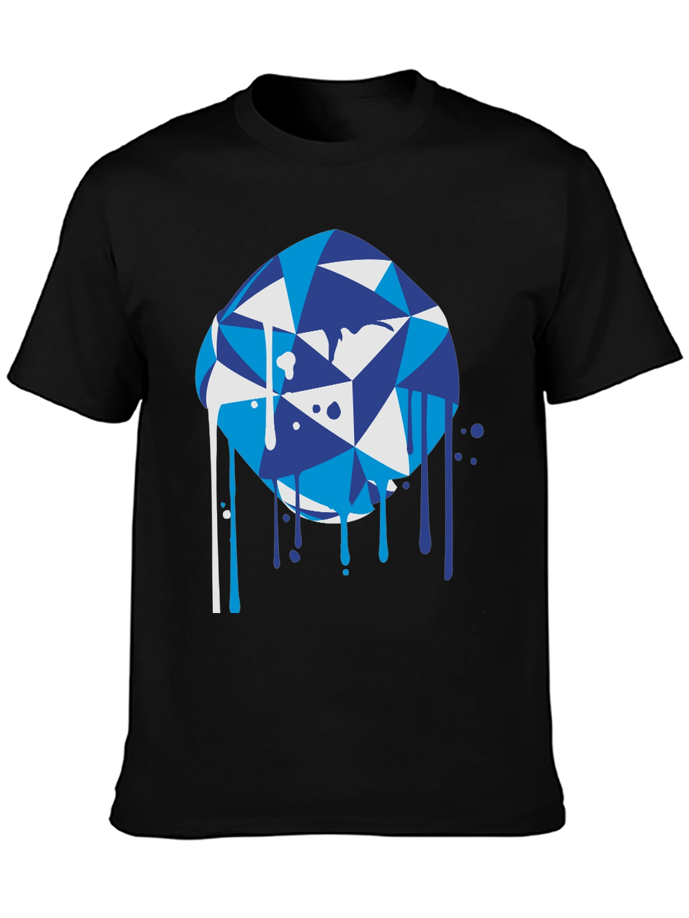 Abstract Geometric Diamond Graphic Tee