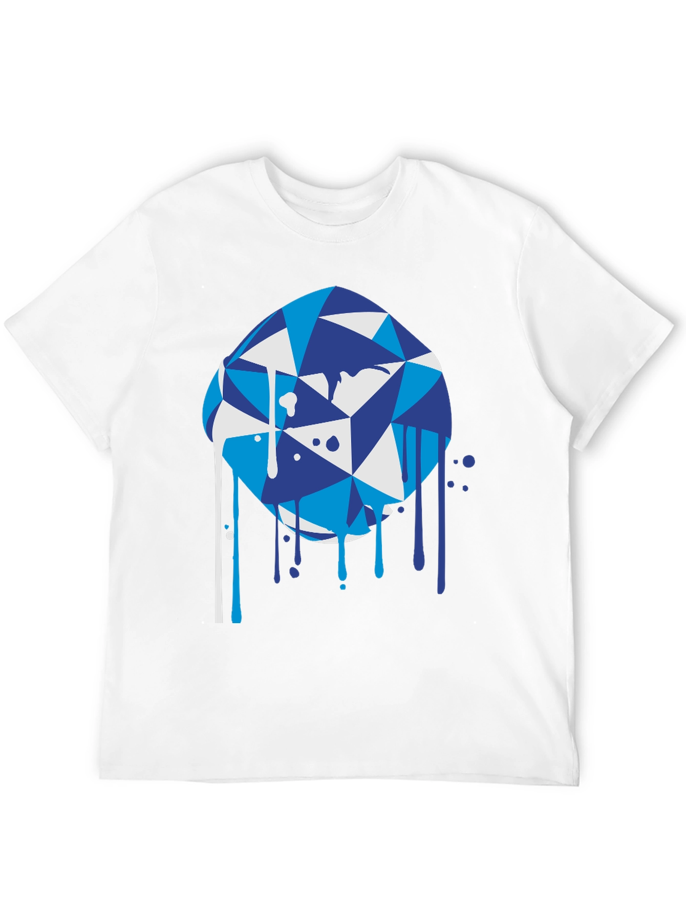 Abstract Geometric Diamond Graphic Tee