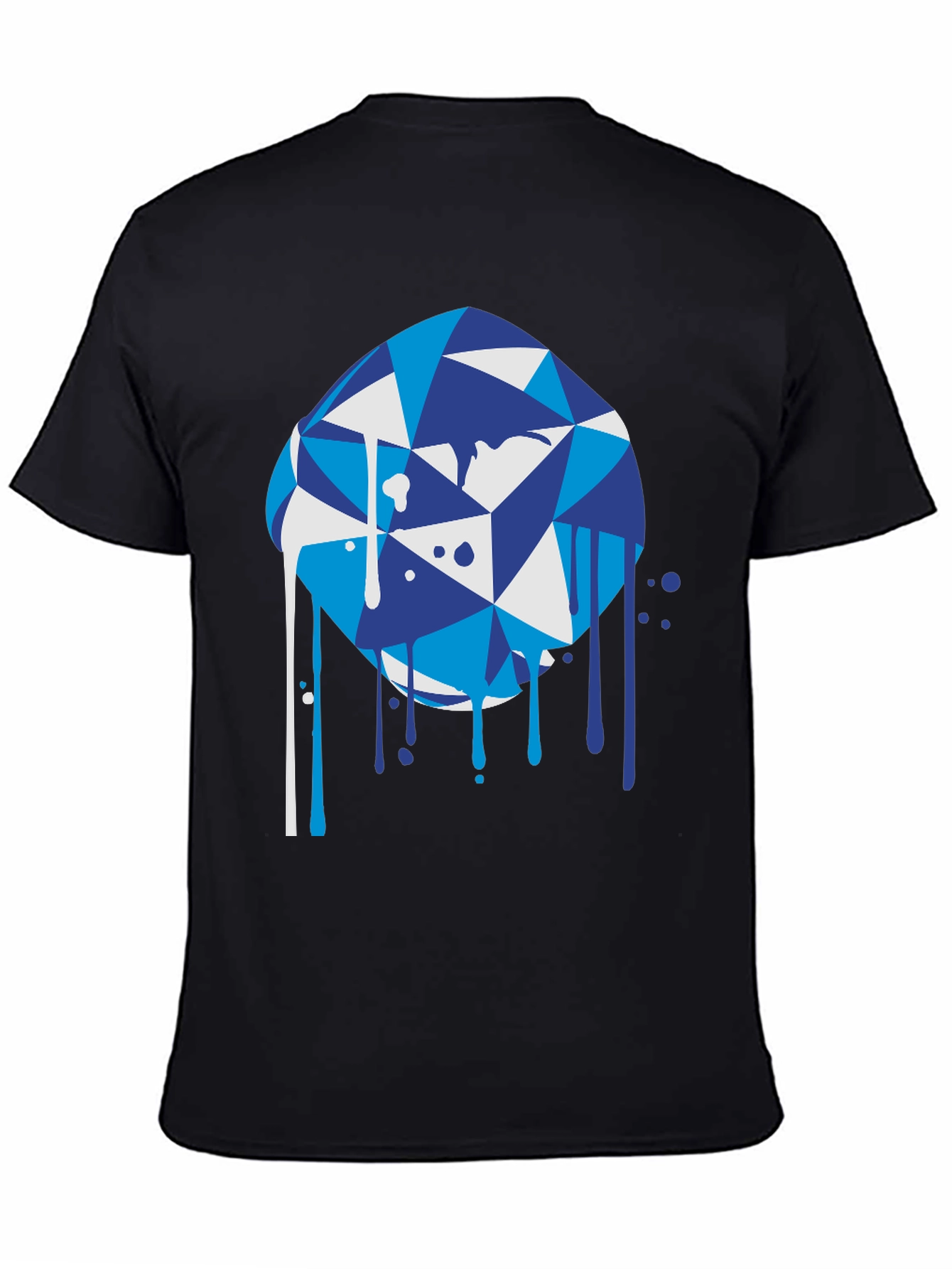 Abstract Geometric Diamond Graphic Tee