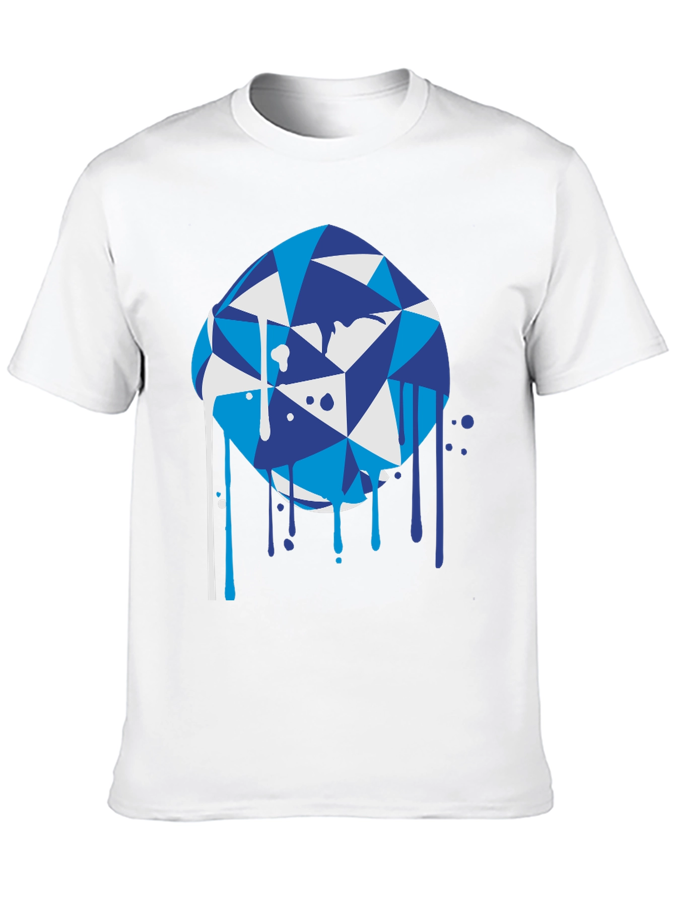 Abstract Geometric Diamond Graphic Tee