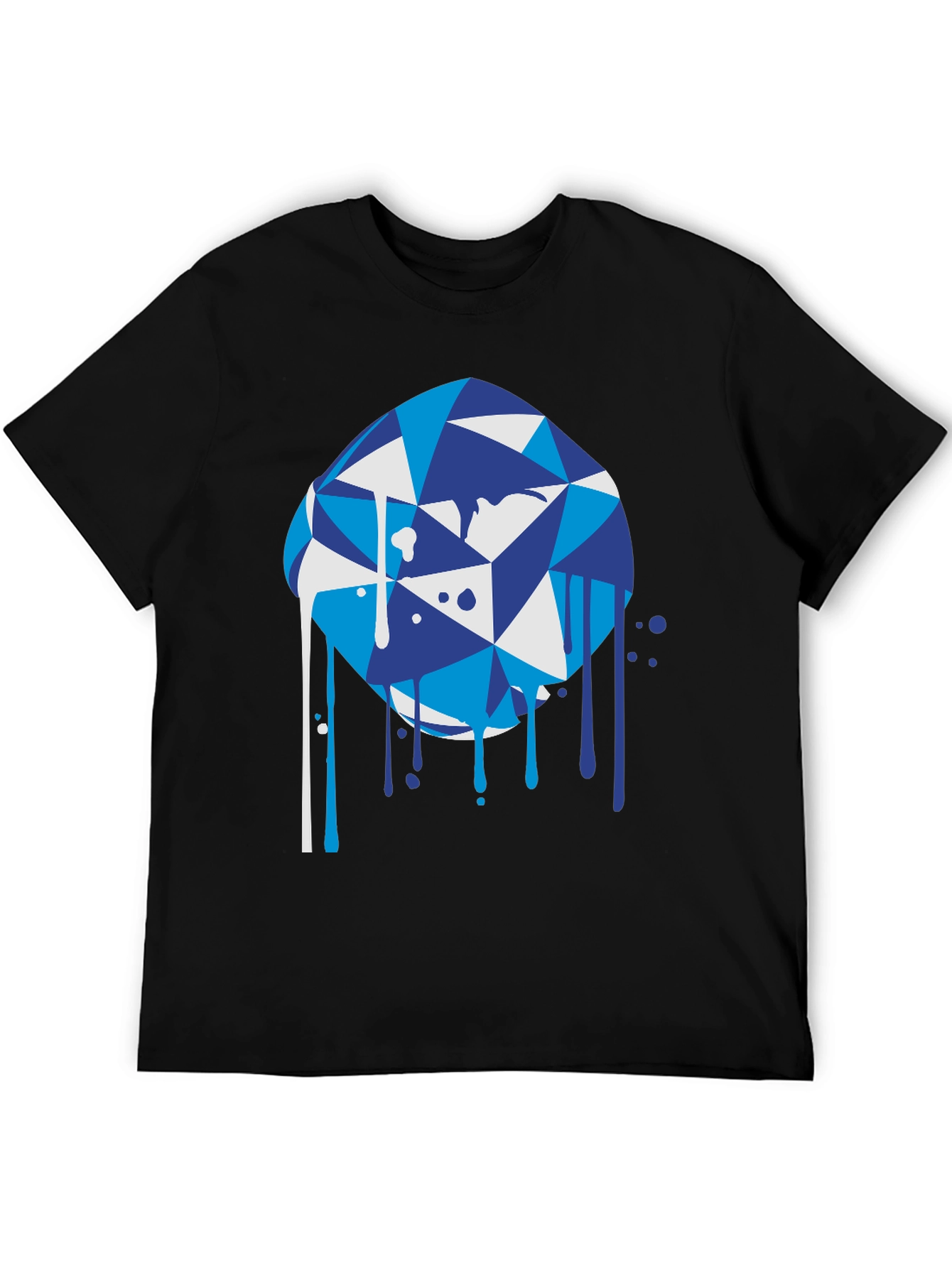 Abstract Geometric Diamond Graphic Tee