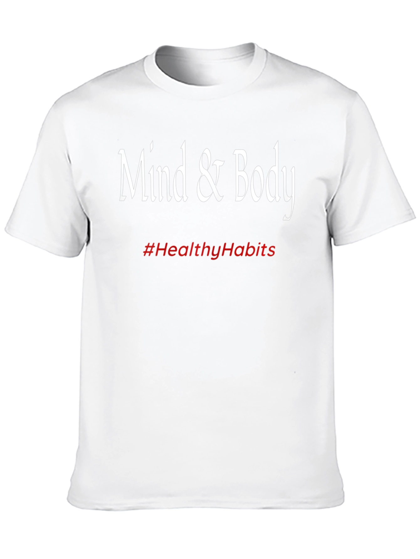 Mind & Body Tee - Healthy Habits Black T-Shirt