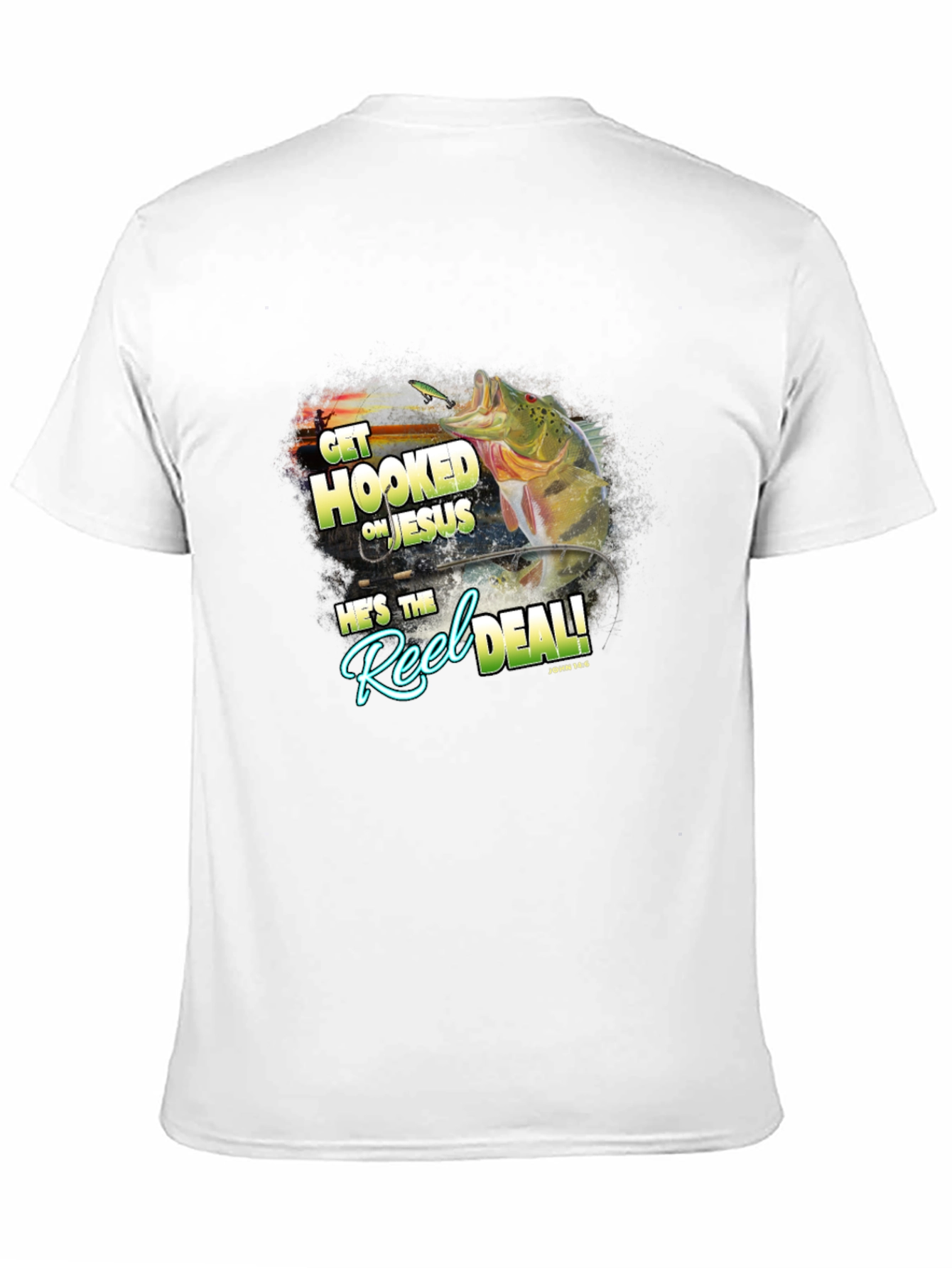Get Hooked on Jesus Graphic T-Shirt