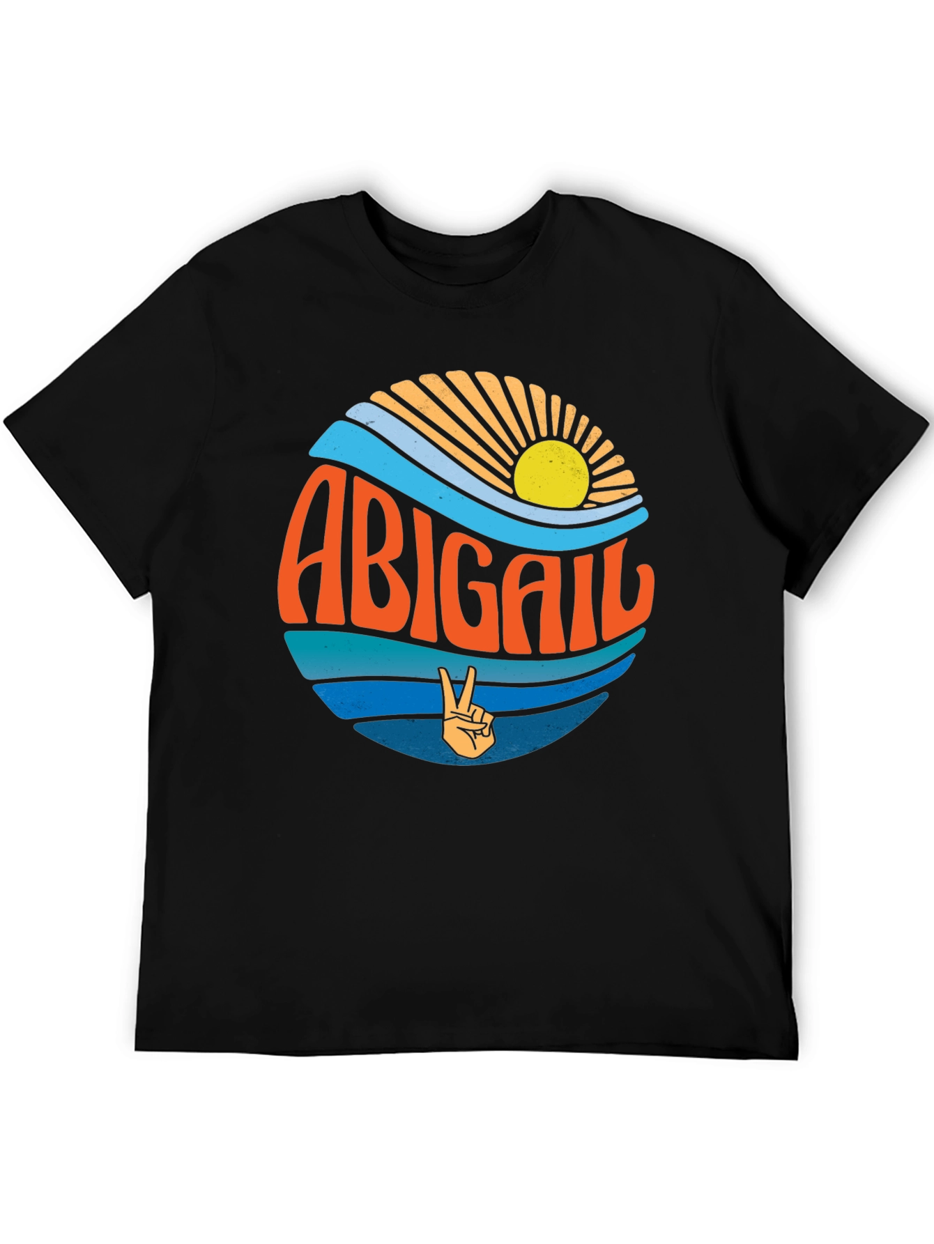 Abigail Retro Wave T-Shirt