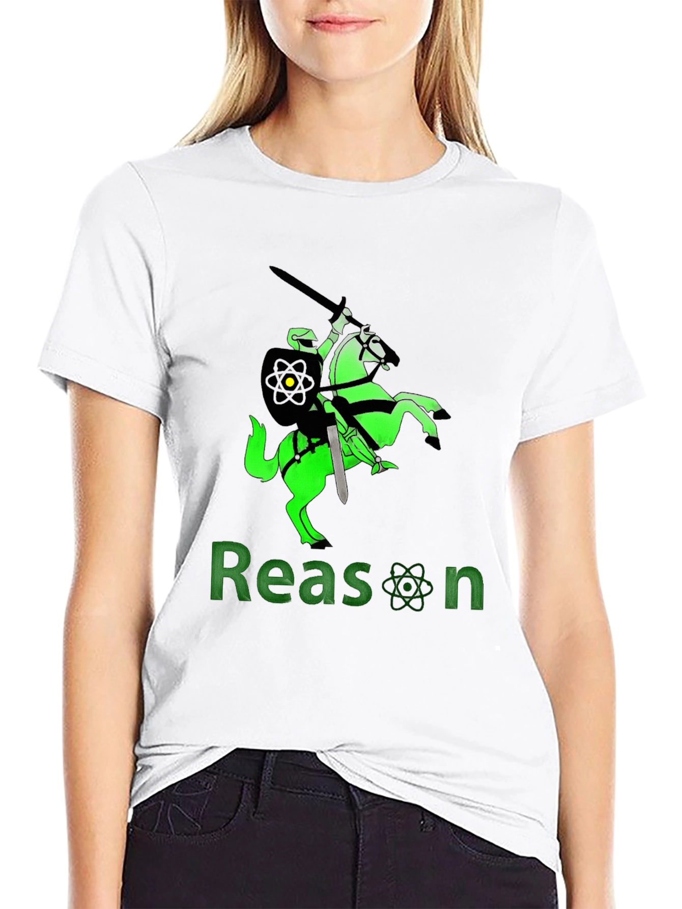 Reason Knight Graphic T-Shirt - Black