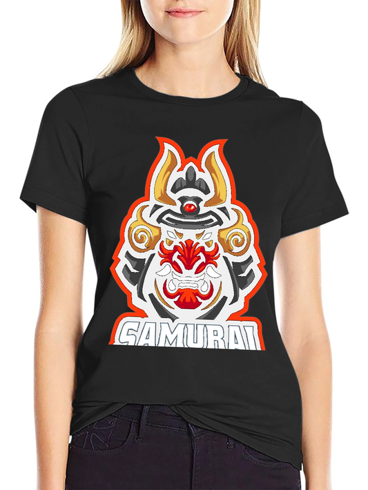 Samurai Graphic Tee - Mens Black T-Shirt