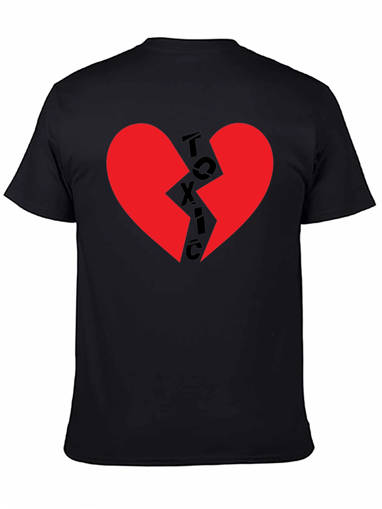 Toxic Heart Graphic T-Shirt - Broken Heart Tee