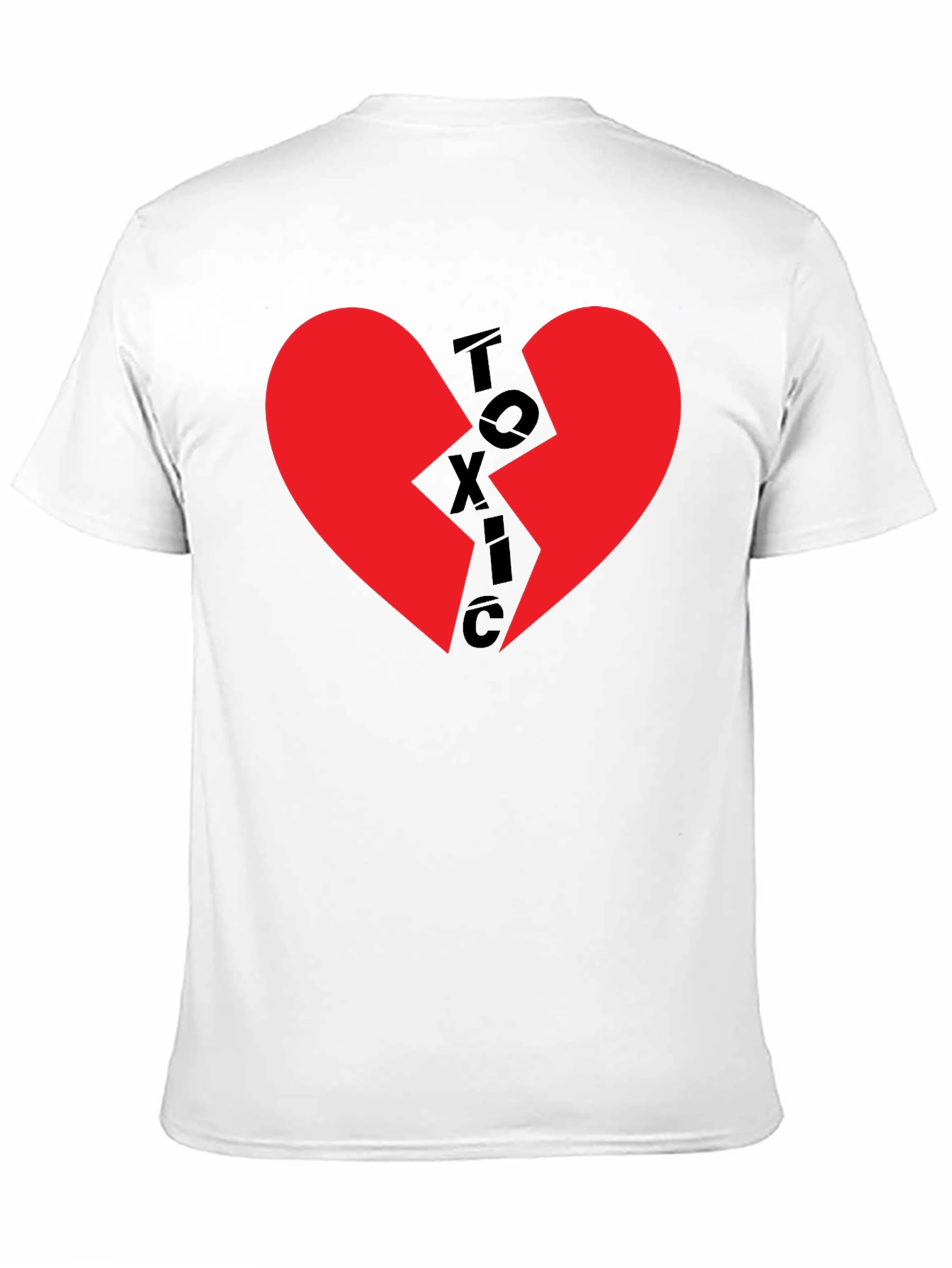 Toxic Heart Graphic T-Shirt - Broken Heart Tee