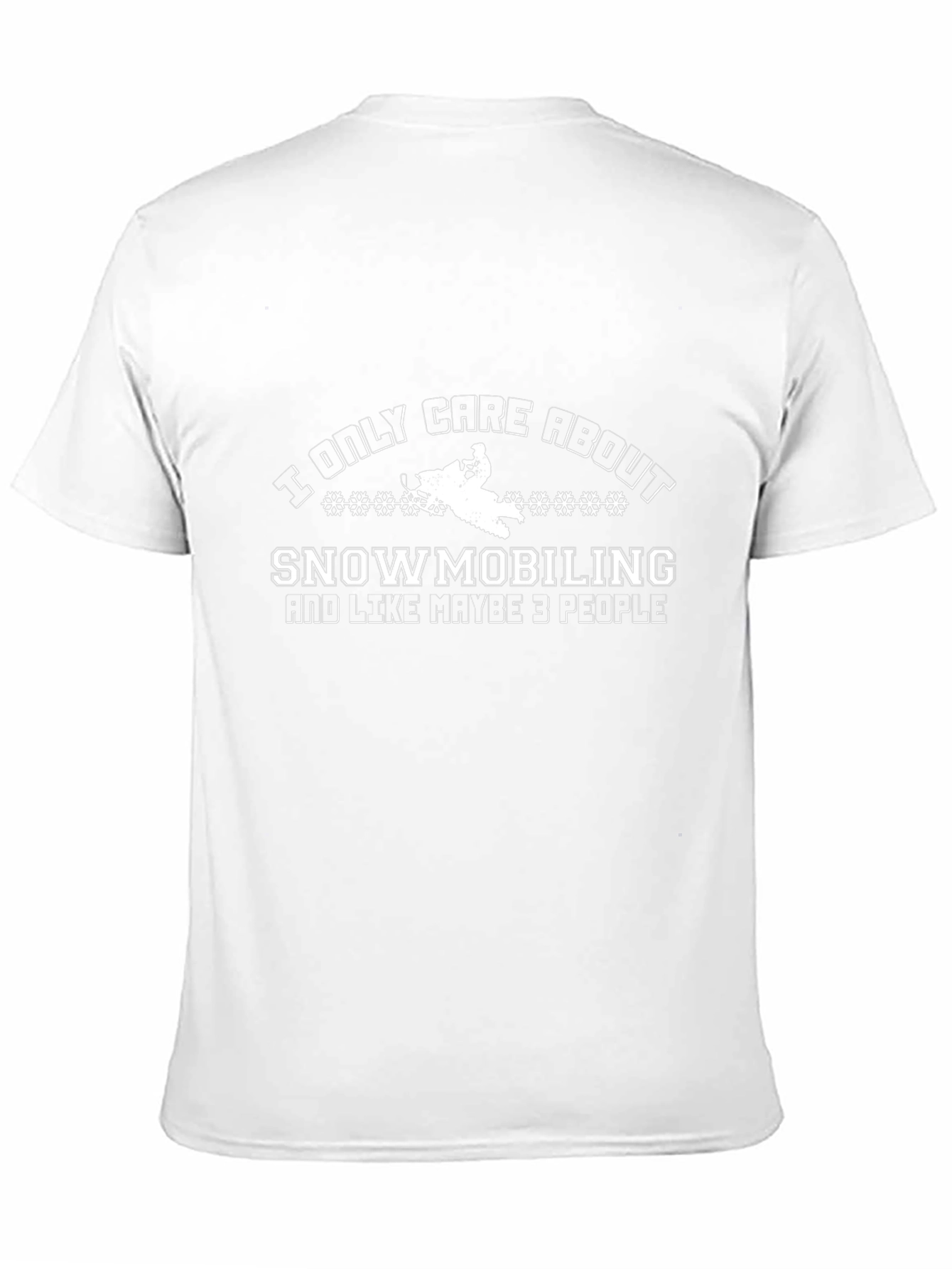 Snowmobiling and People Graphic T-Shirt