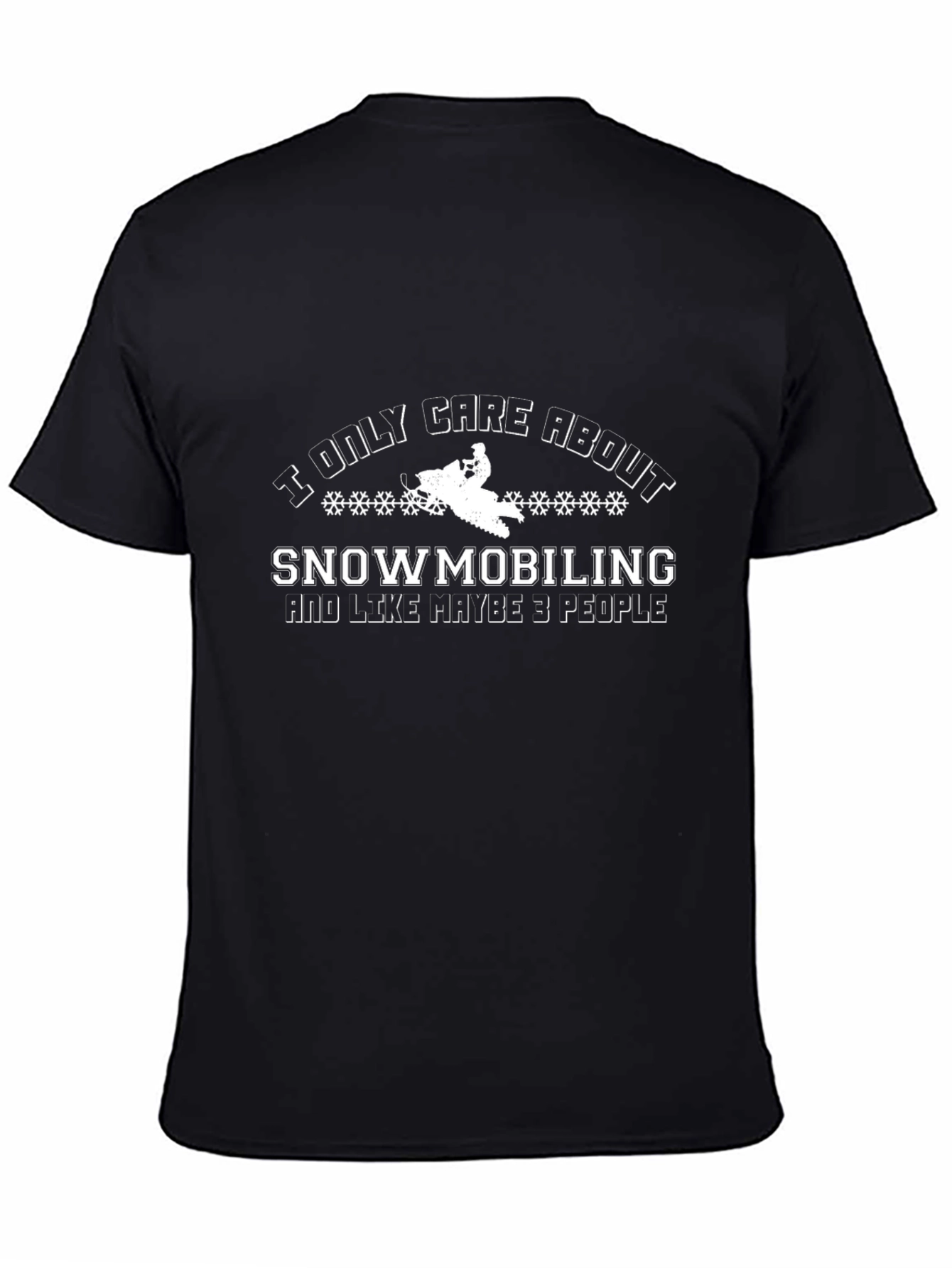 Snowmobiling and People Graphic T-Shirt