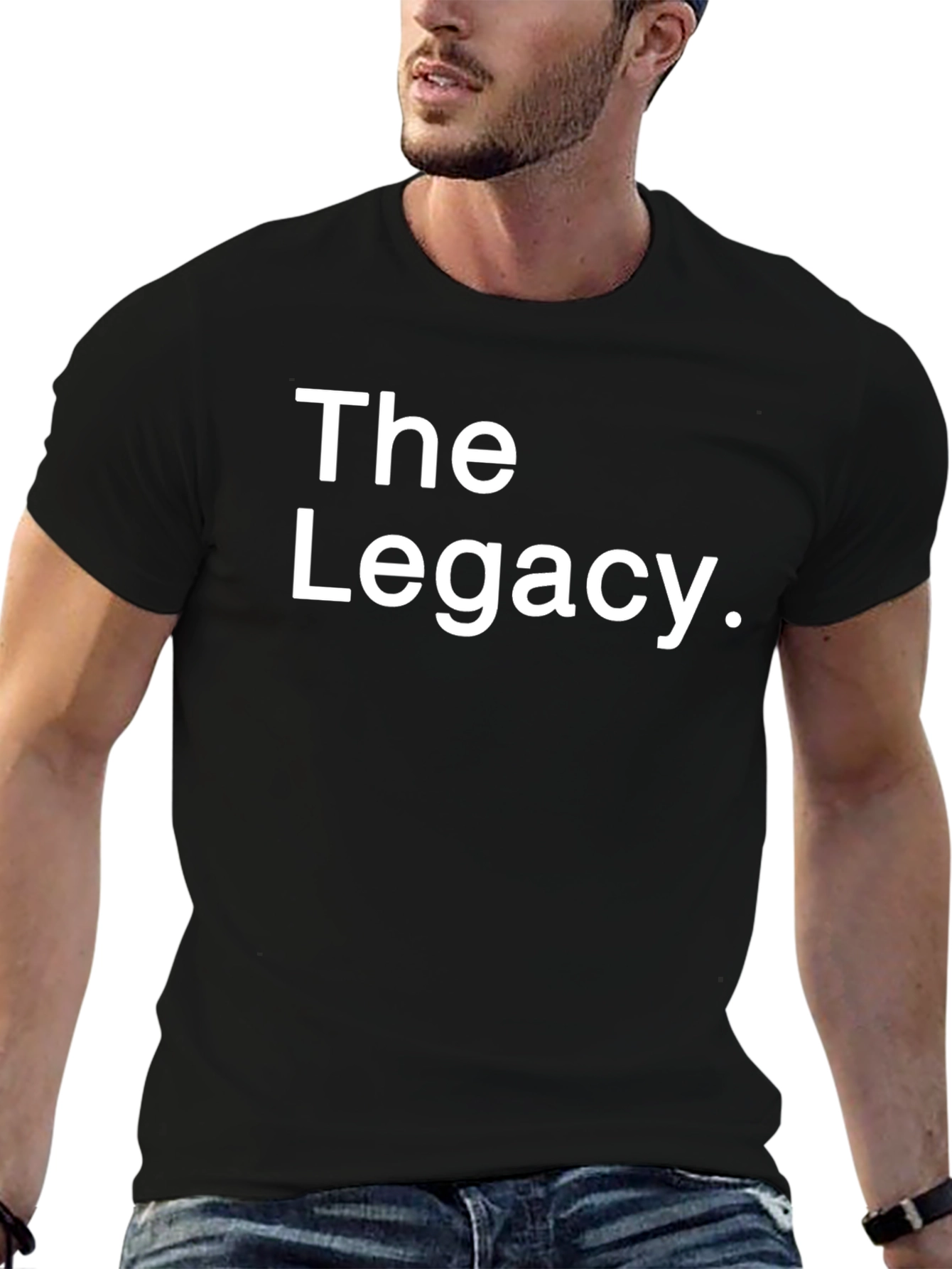 The Legacy Graphic Tee - Stylish Black T-Shirt