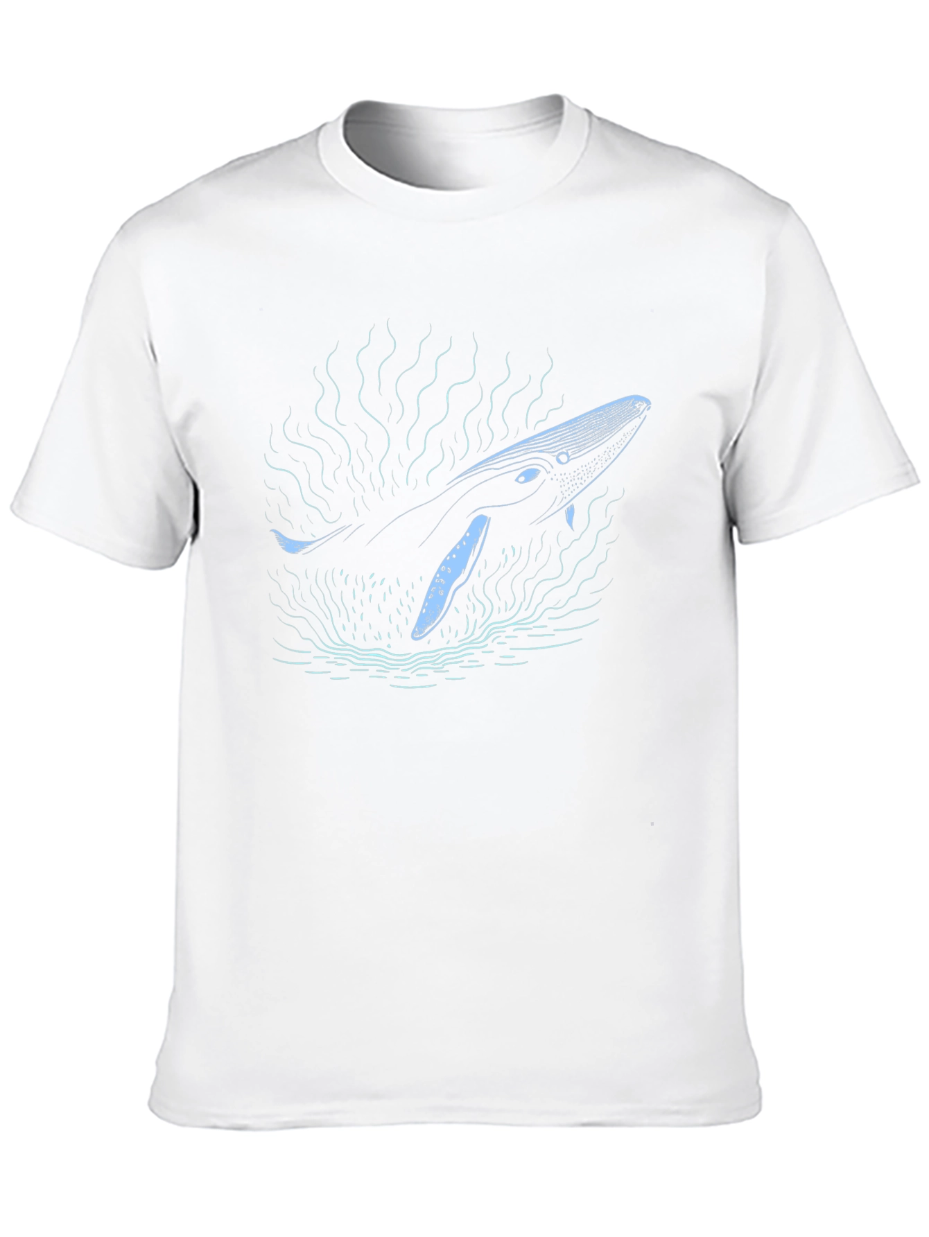Whale Graphic Black Tee
