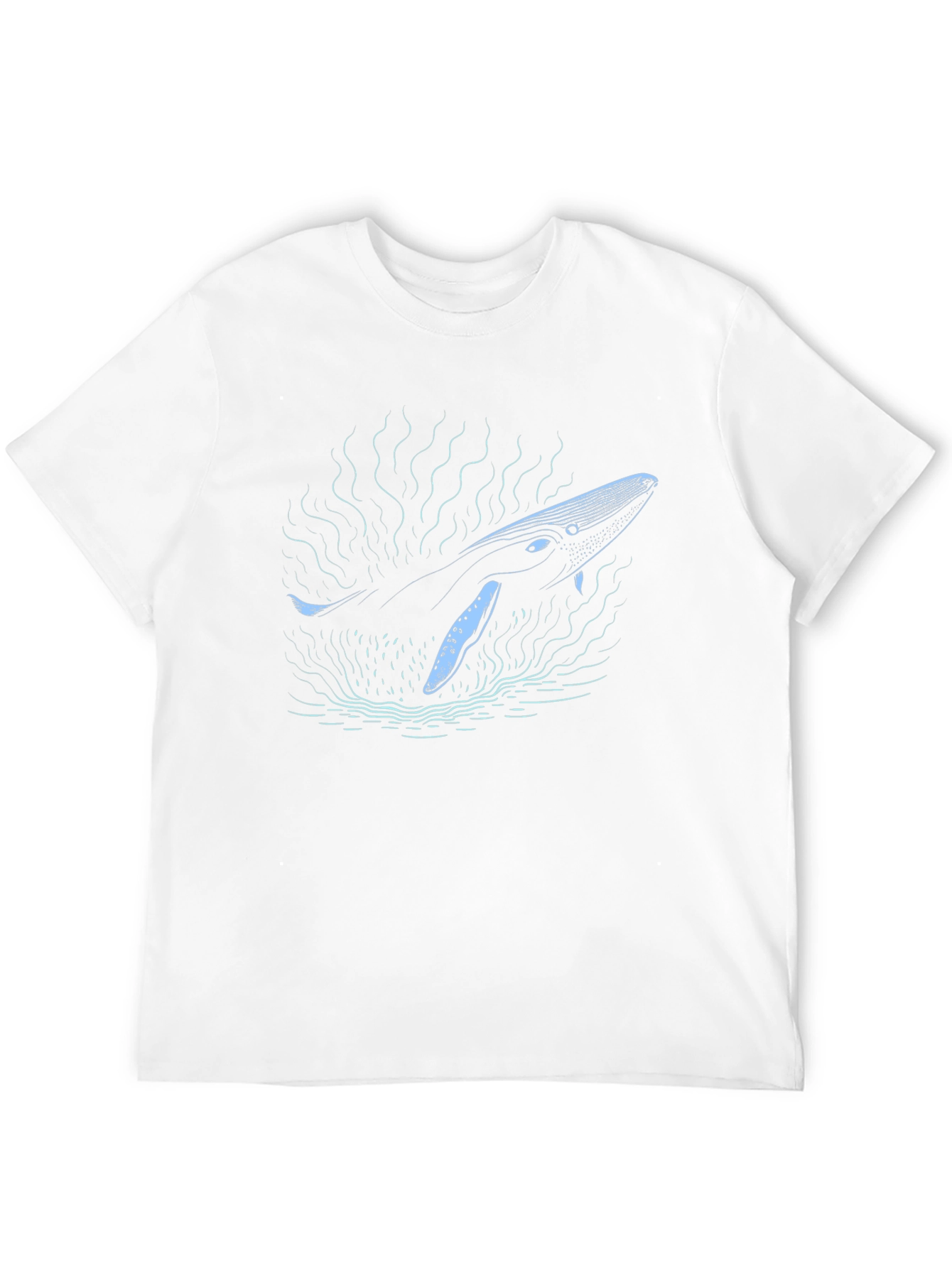 Whale Graphic Black Tee