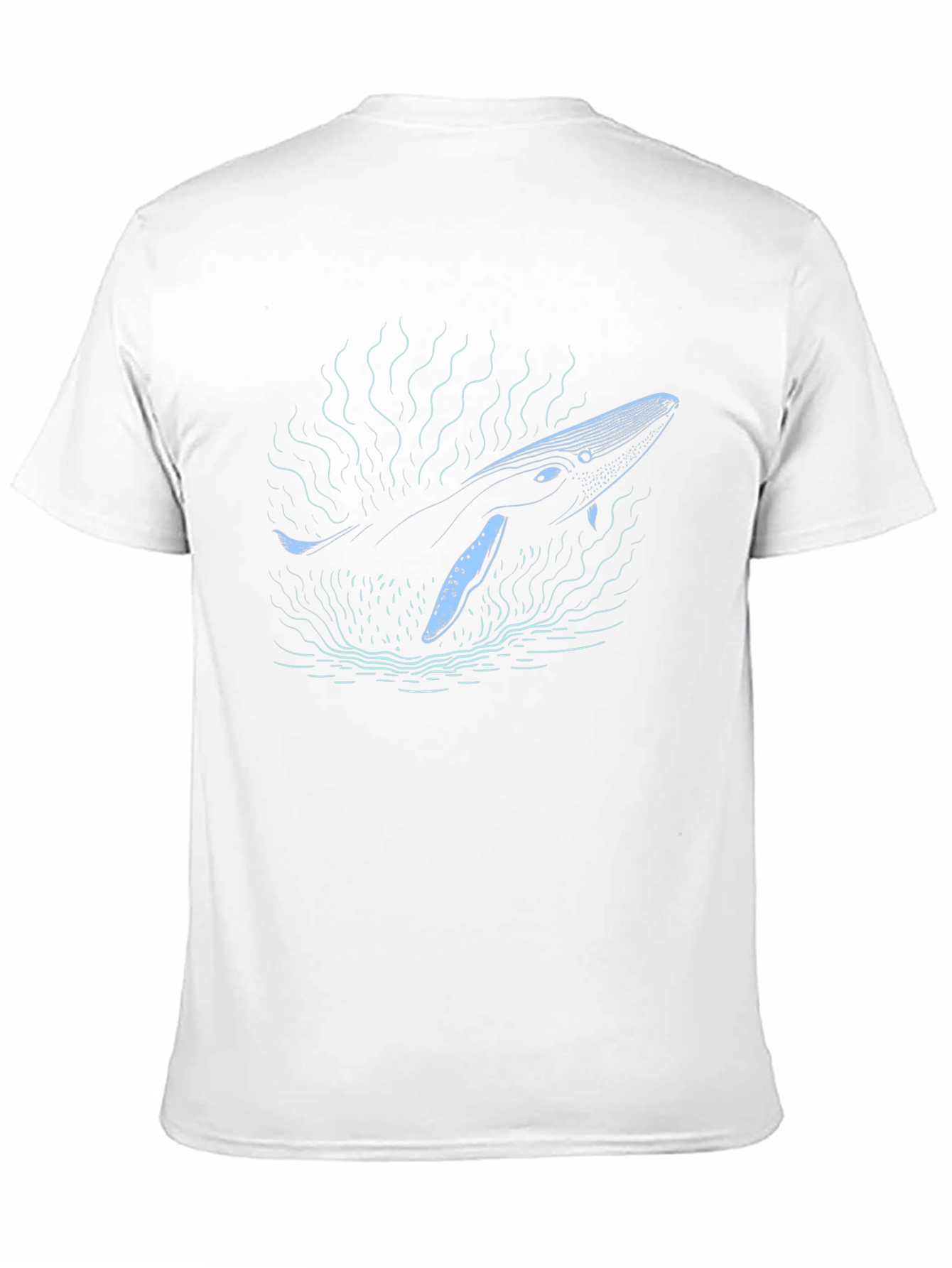 Whale Graphic Black Tee