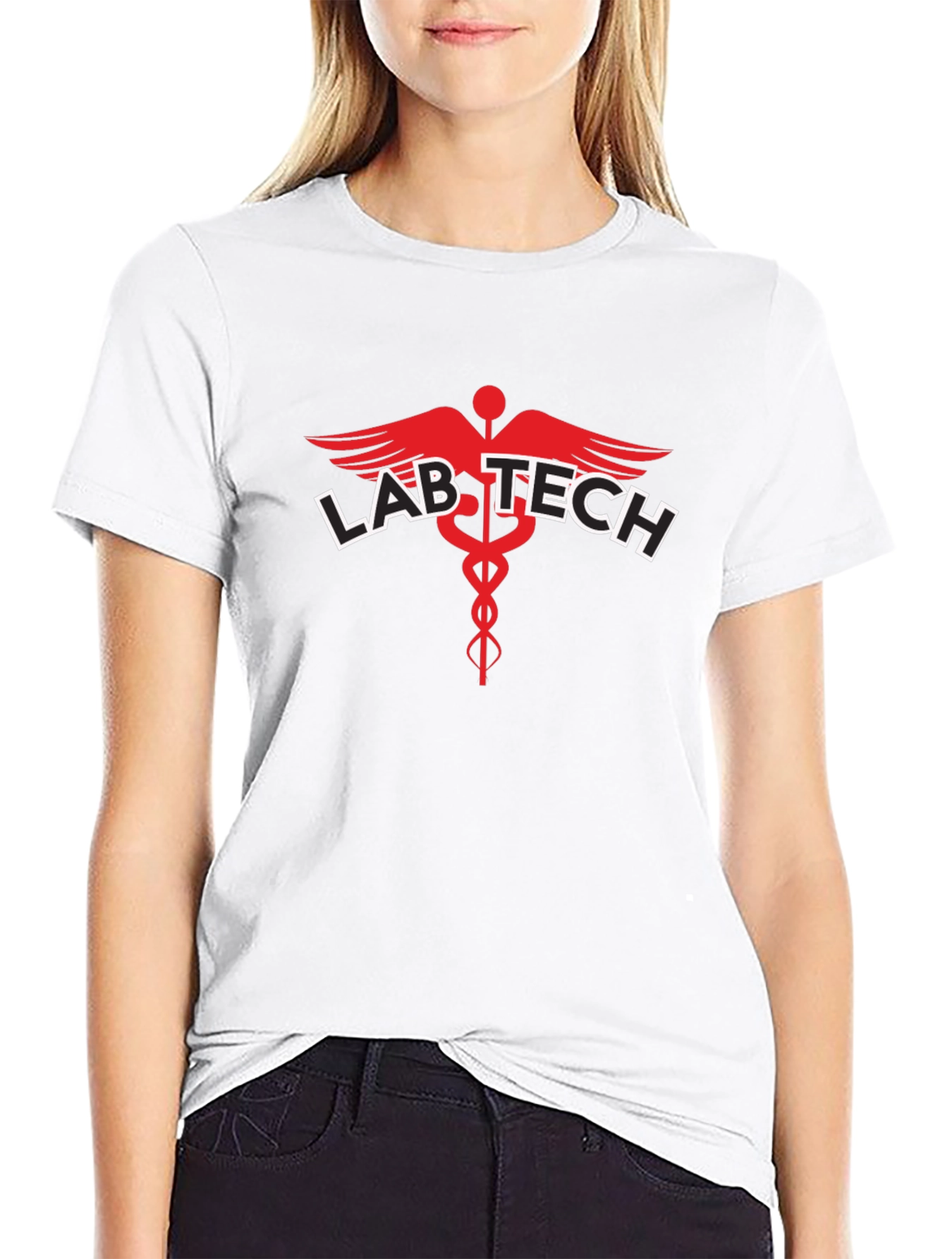 Lab Tech Medical T-Shirt - Black